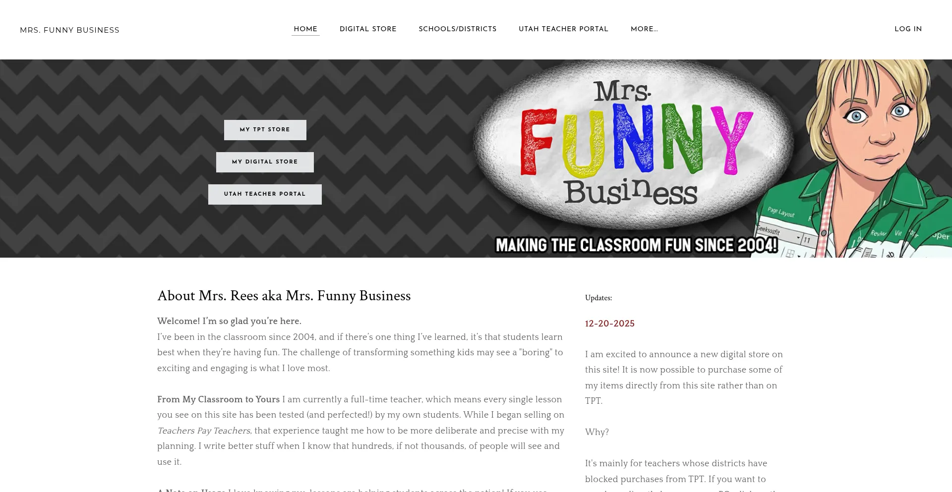 Mrsfunnybusiness.com