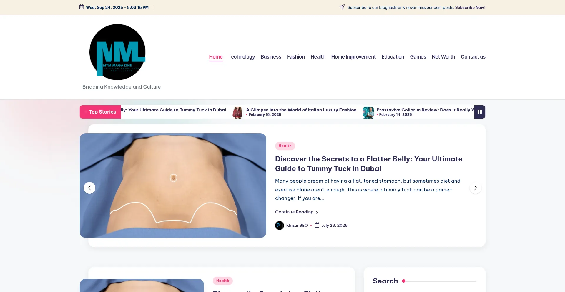 Mtmmagazine.com Screenshot