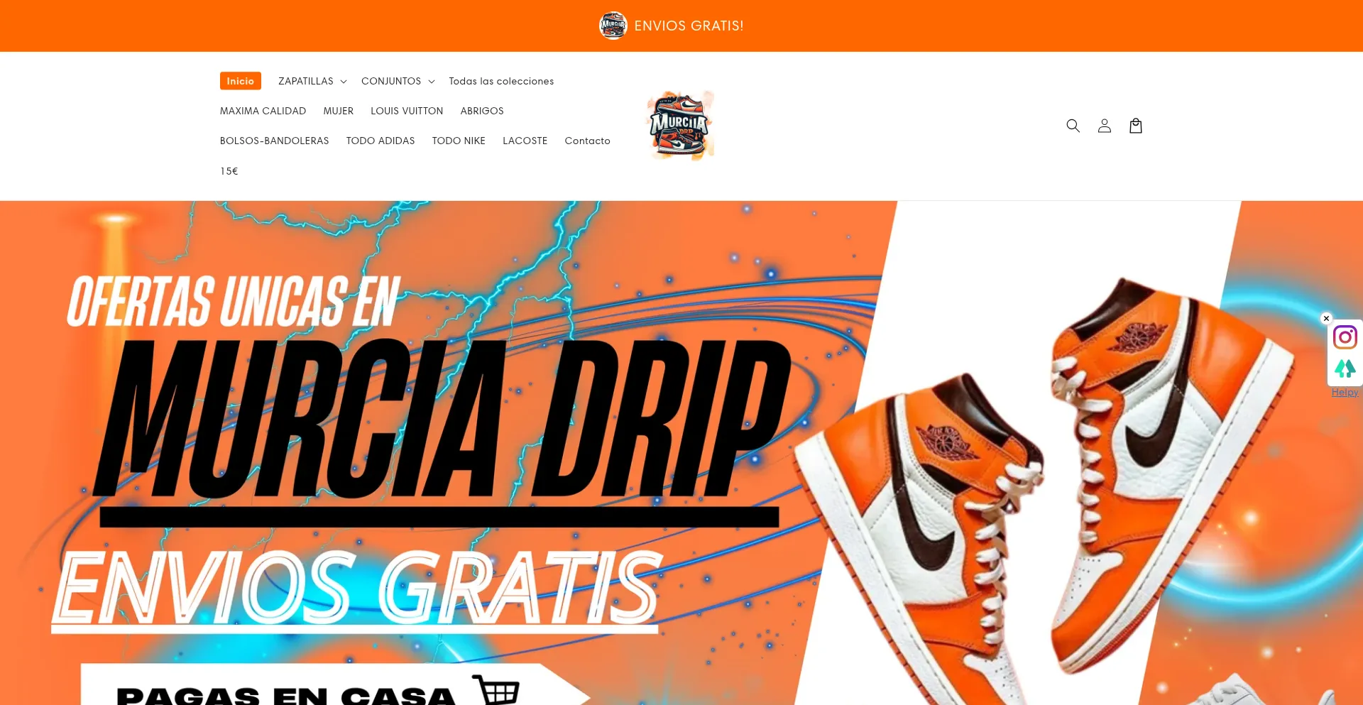 Website screenshot of Murciadrip.es