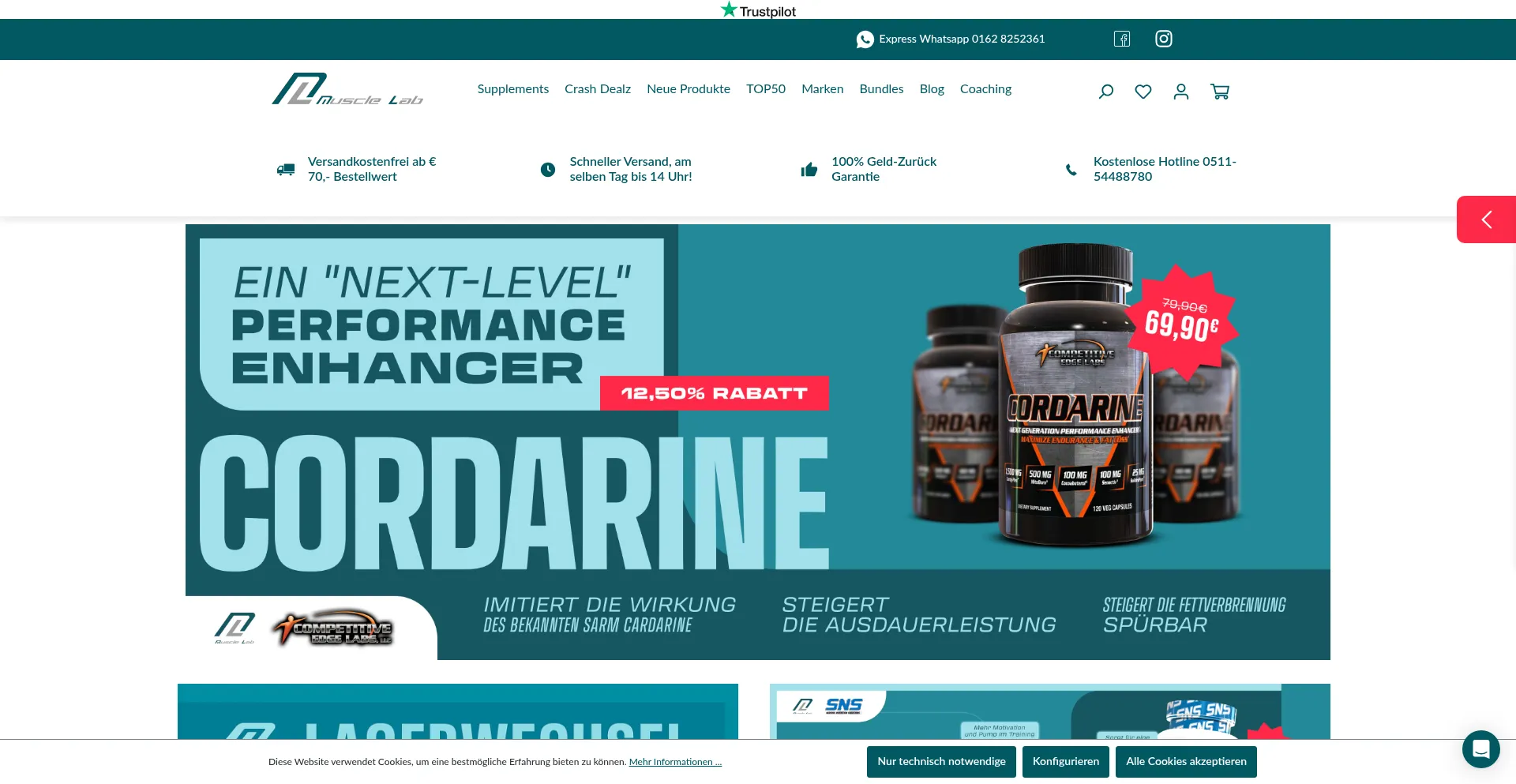 ¿És Seguro y Confiable Muscle-lab.de?