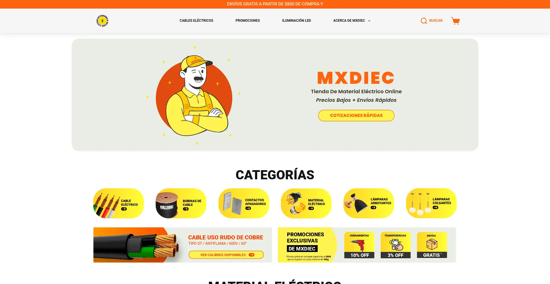 Website screenshot of Mxdiec.com