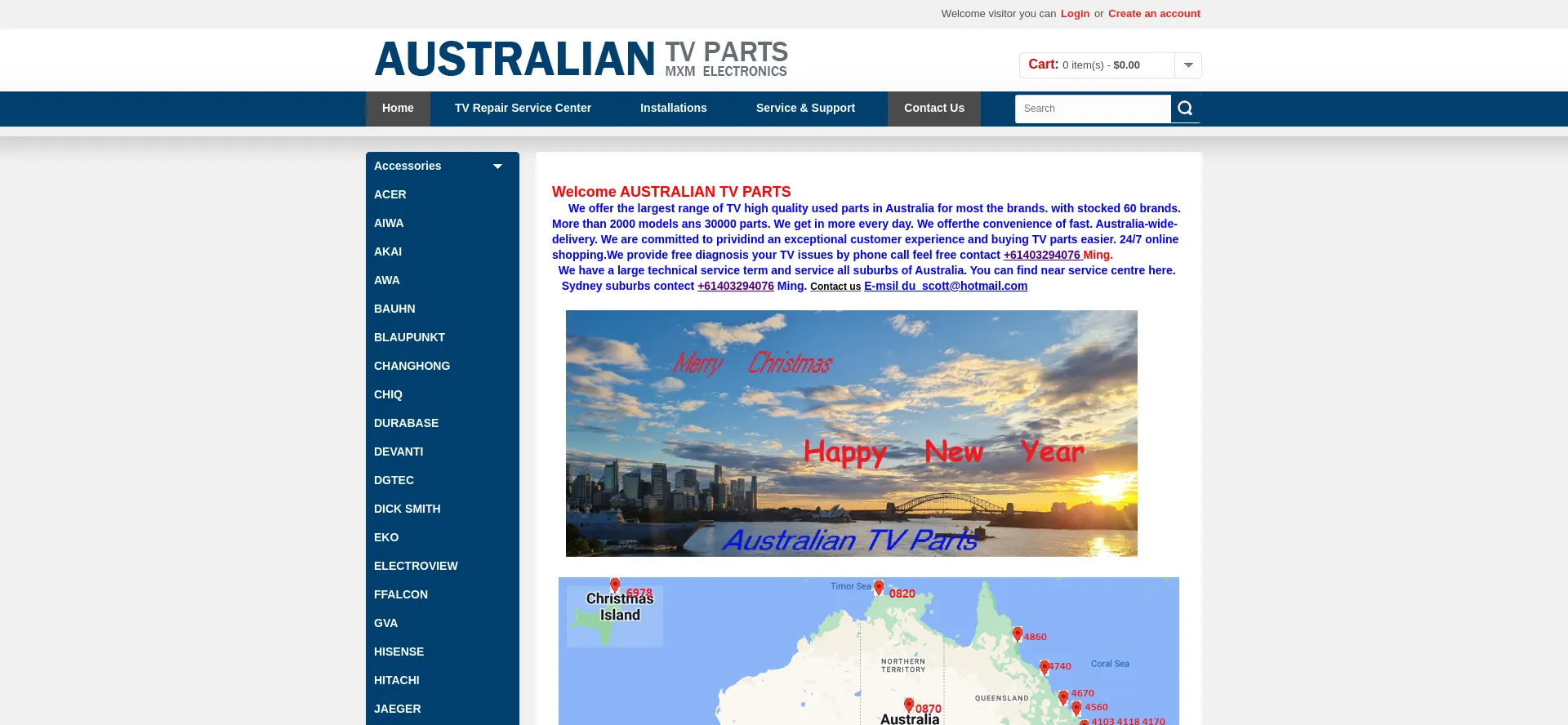 Website screenshot of Mxmee.com.au