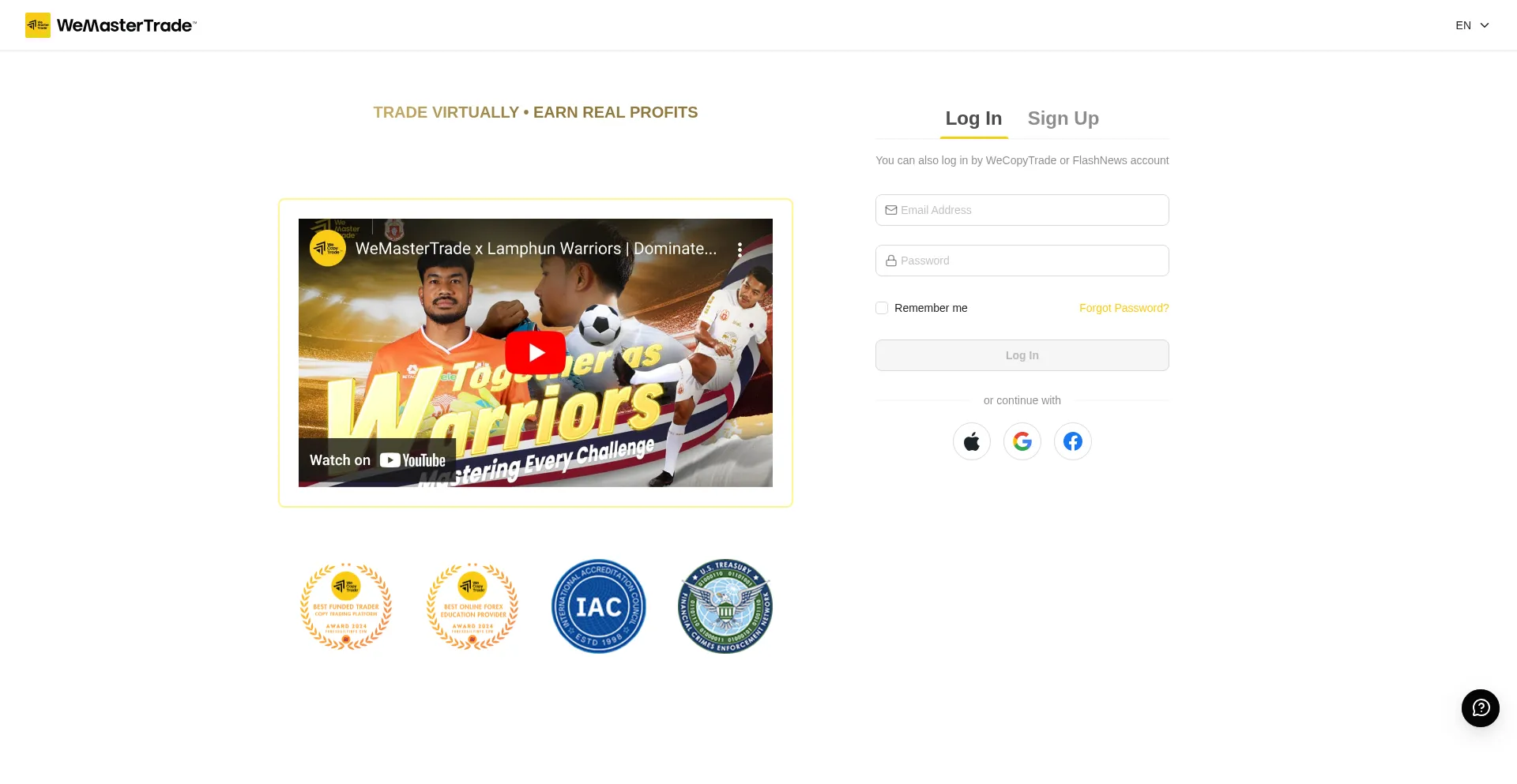 My.wemastertrade.com