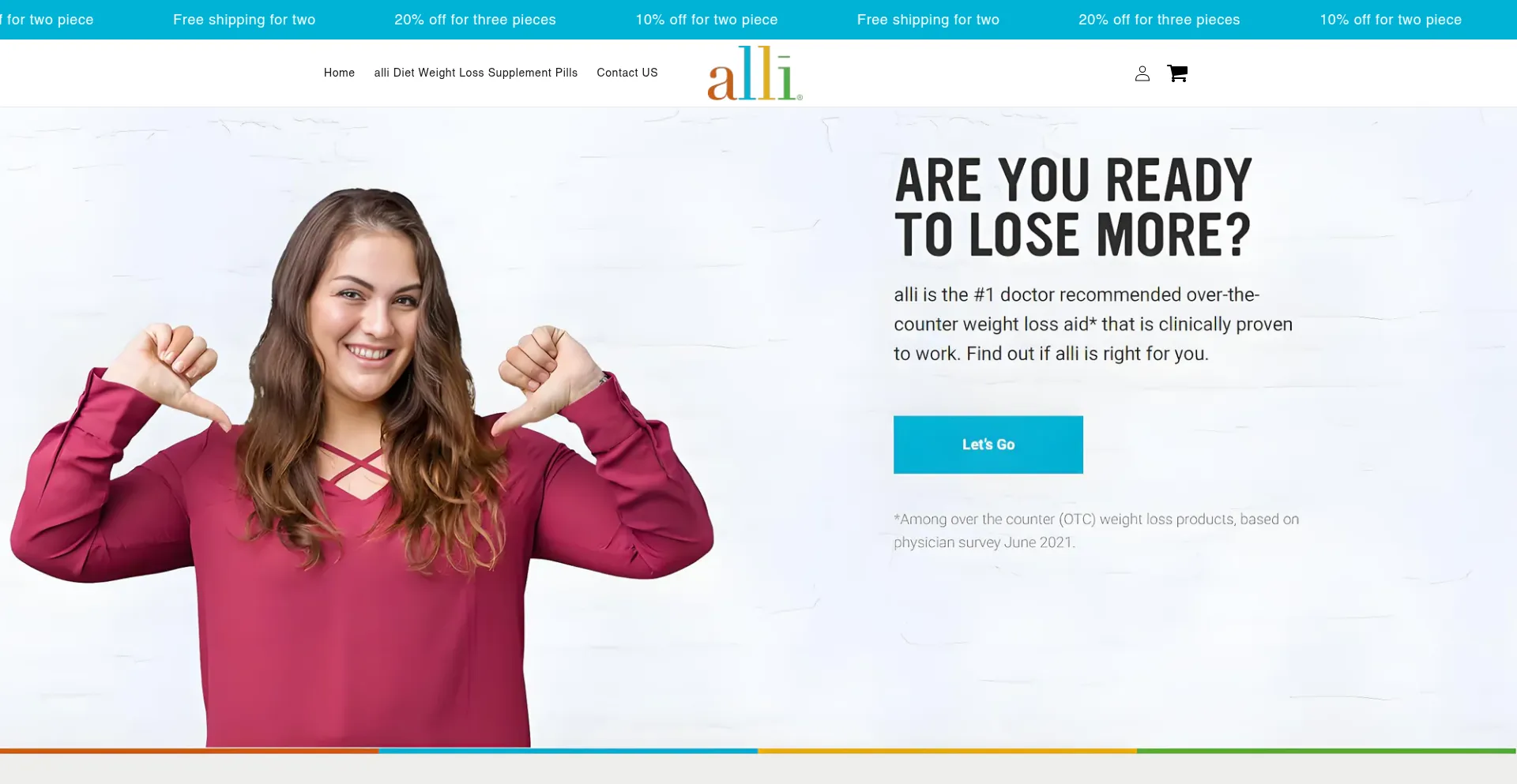 Website screenshot of Myallii.com