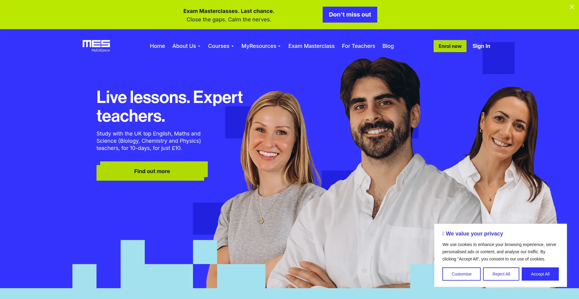 Myedspace.co.uk: reseñas y reputación (Confianza 99/100)