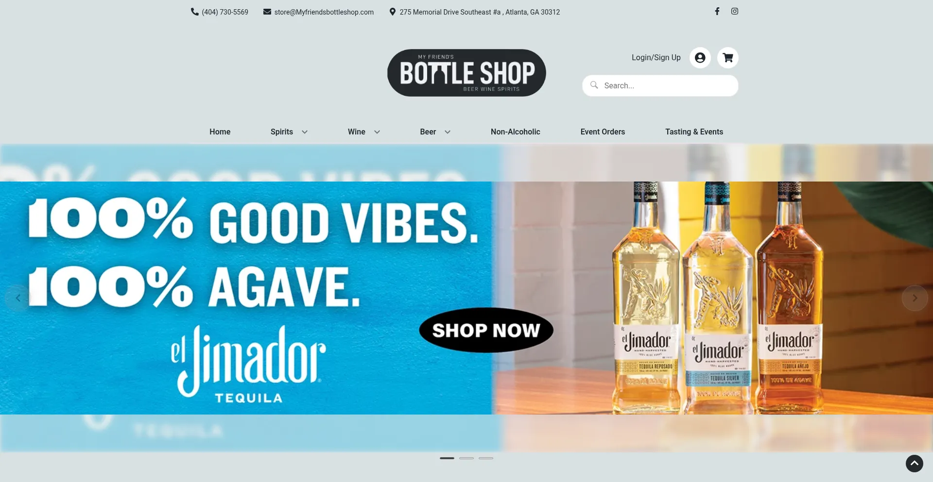 Myfriendsbottleshop.com Screenshot