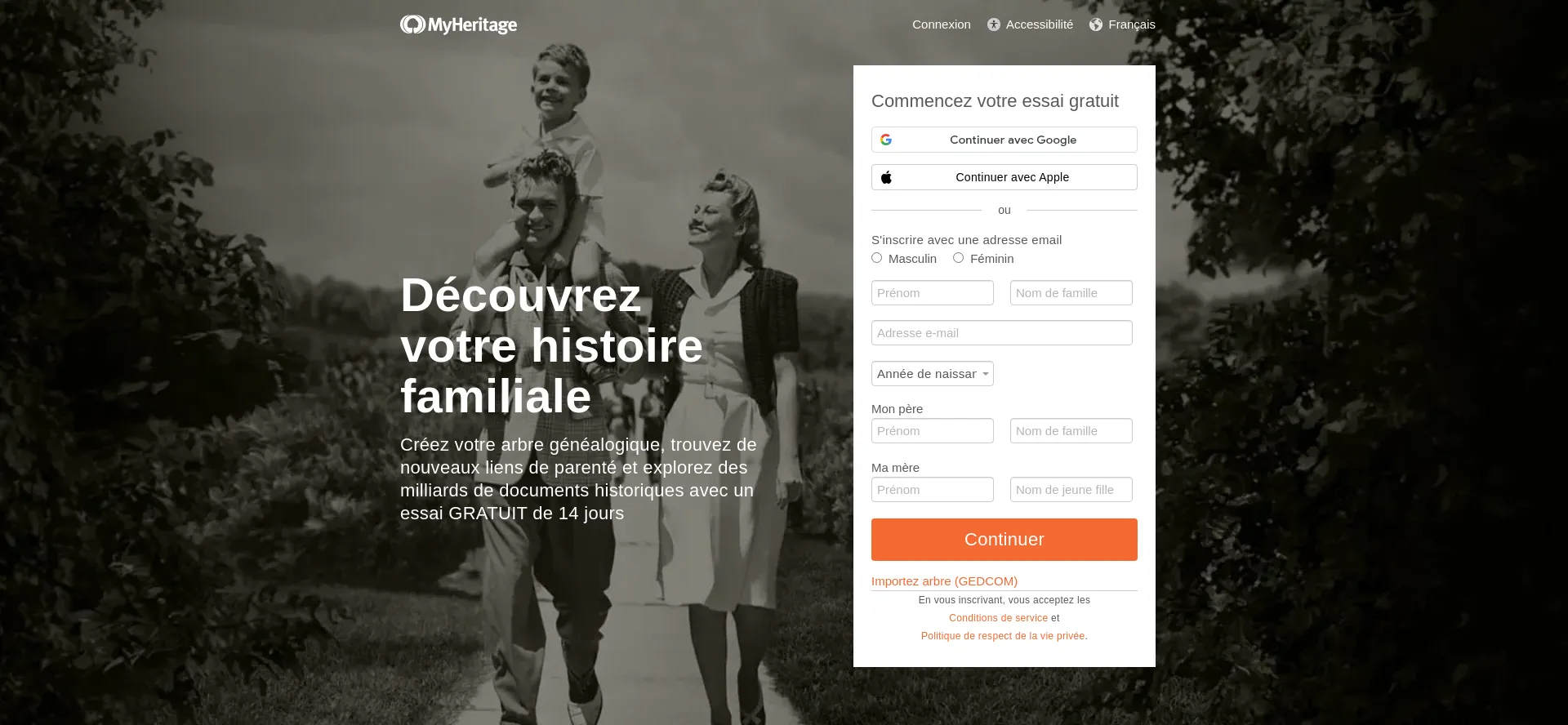 ¿És Seguro y Confiable Myheritage.fr?