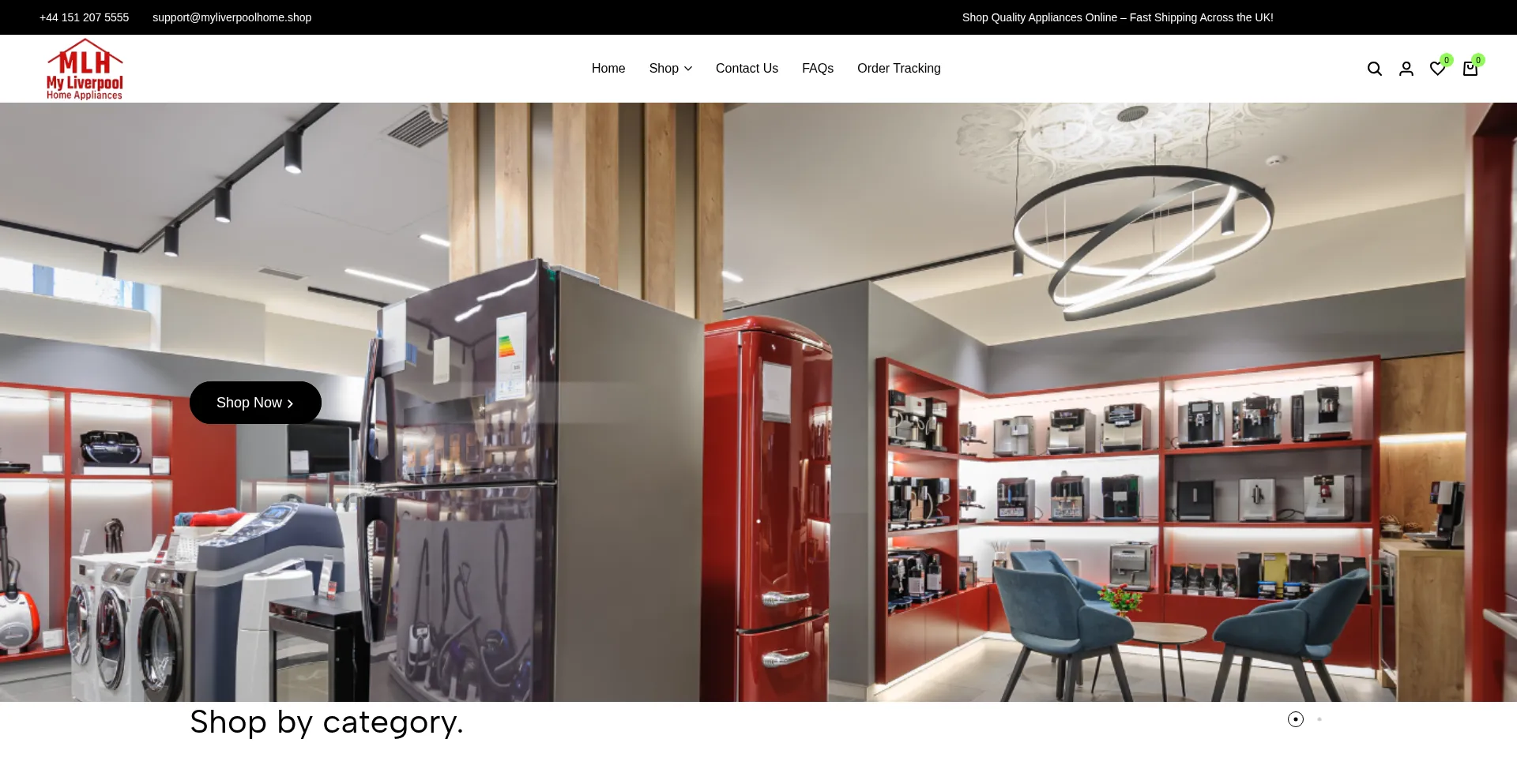 Website screenshot of Myliverpoolhome.shop