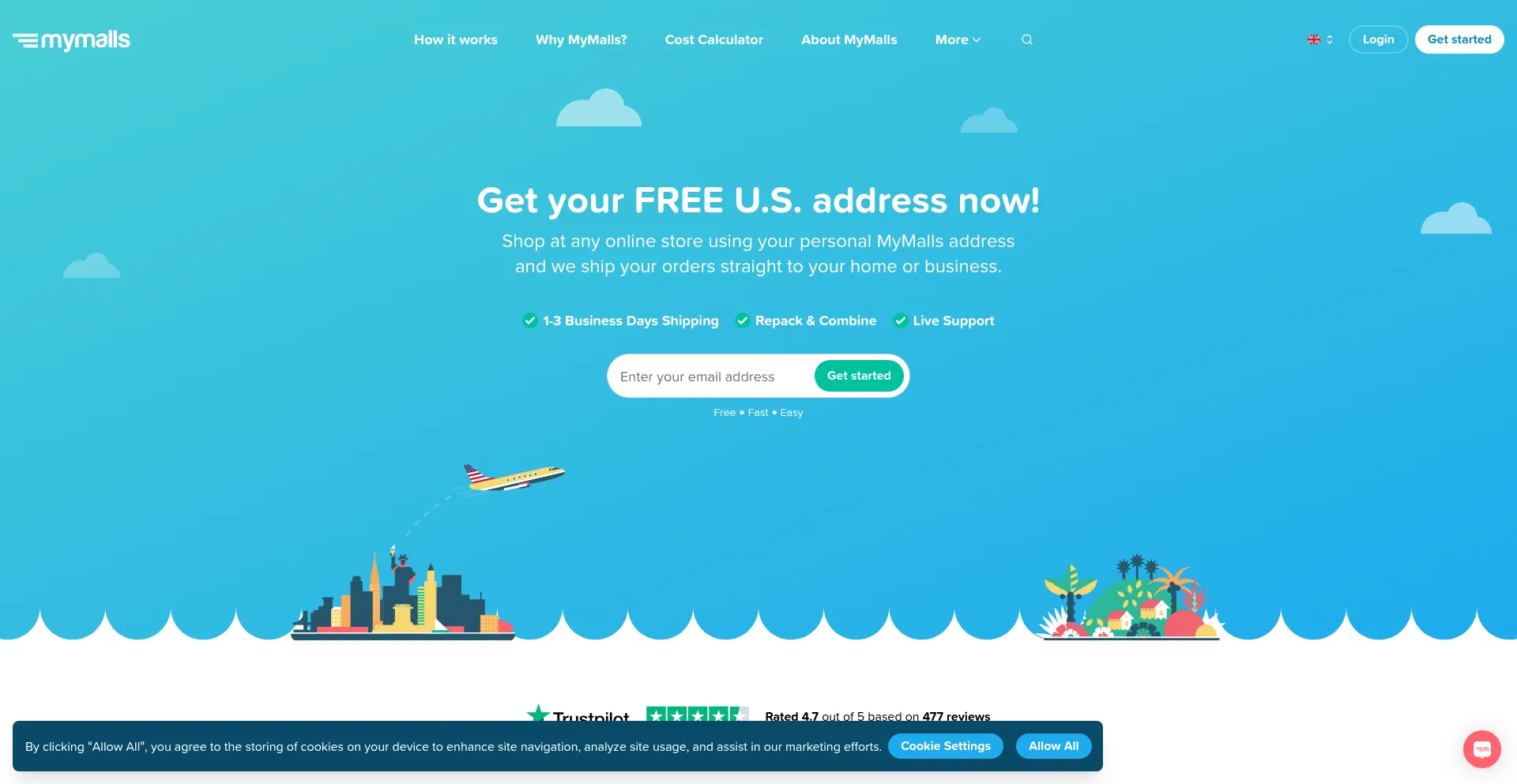 ¿És Seguro y Confiable Mymalls.com?