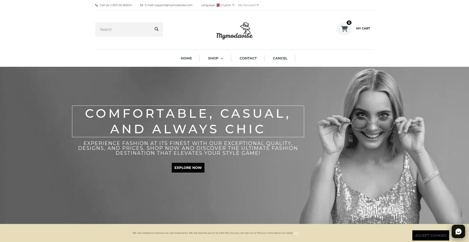 Mymodavibe.com Screenshot