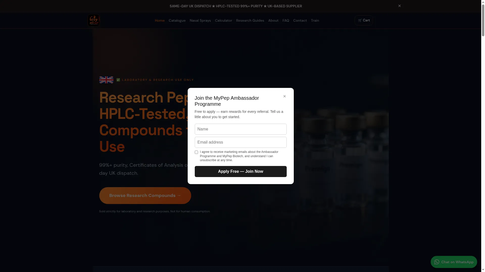 Mypepbiotech.co.uk