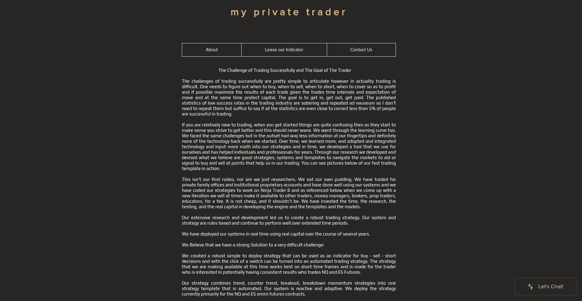 Myprivatetrader.com