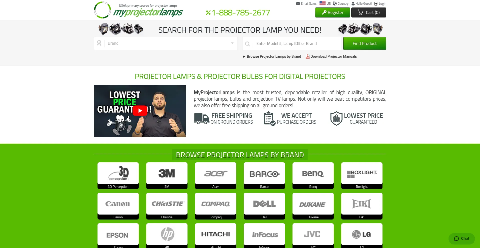 ¿És Seguro y Confiable Myprojectorlamps.com?