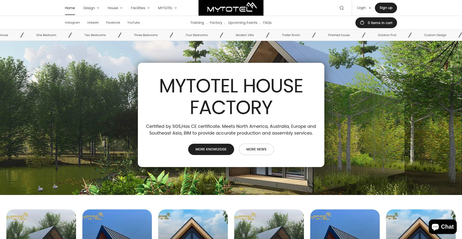 Website screenshot of Mytotel.com