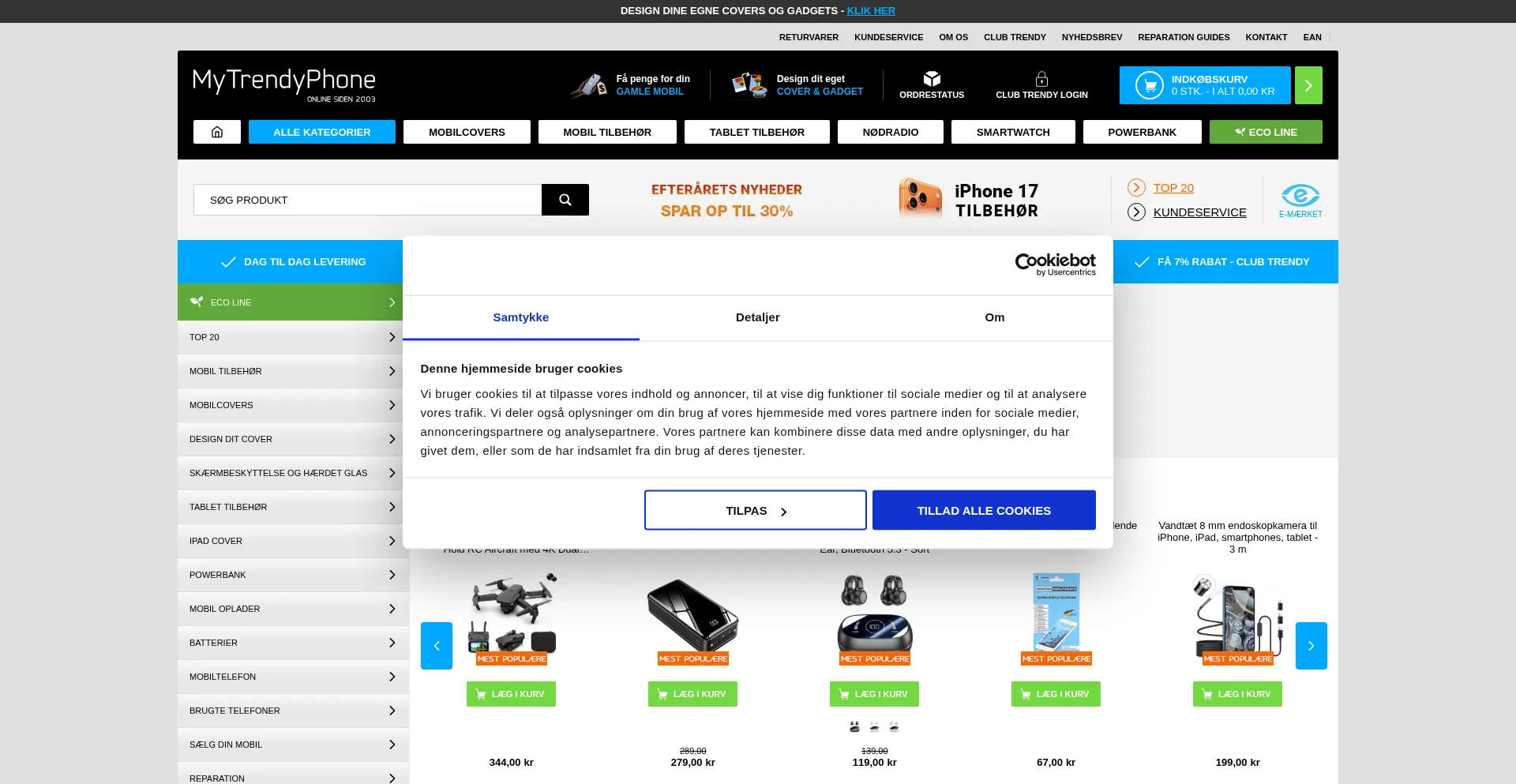 ¿És Seguro y Confiable Mytrendyphone.dk?