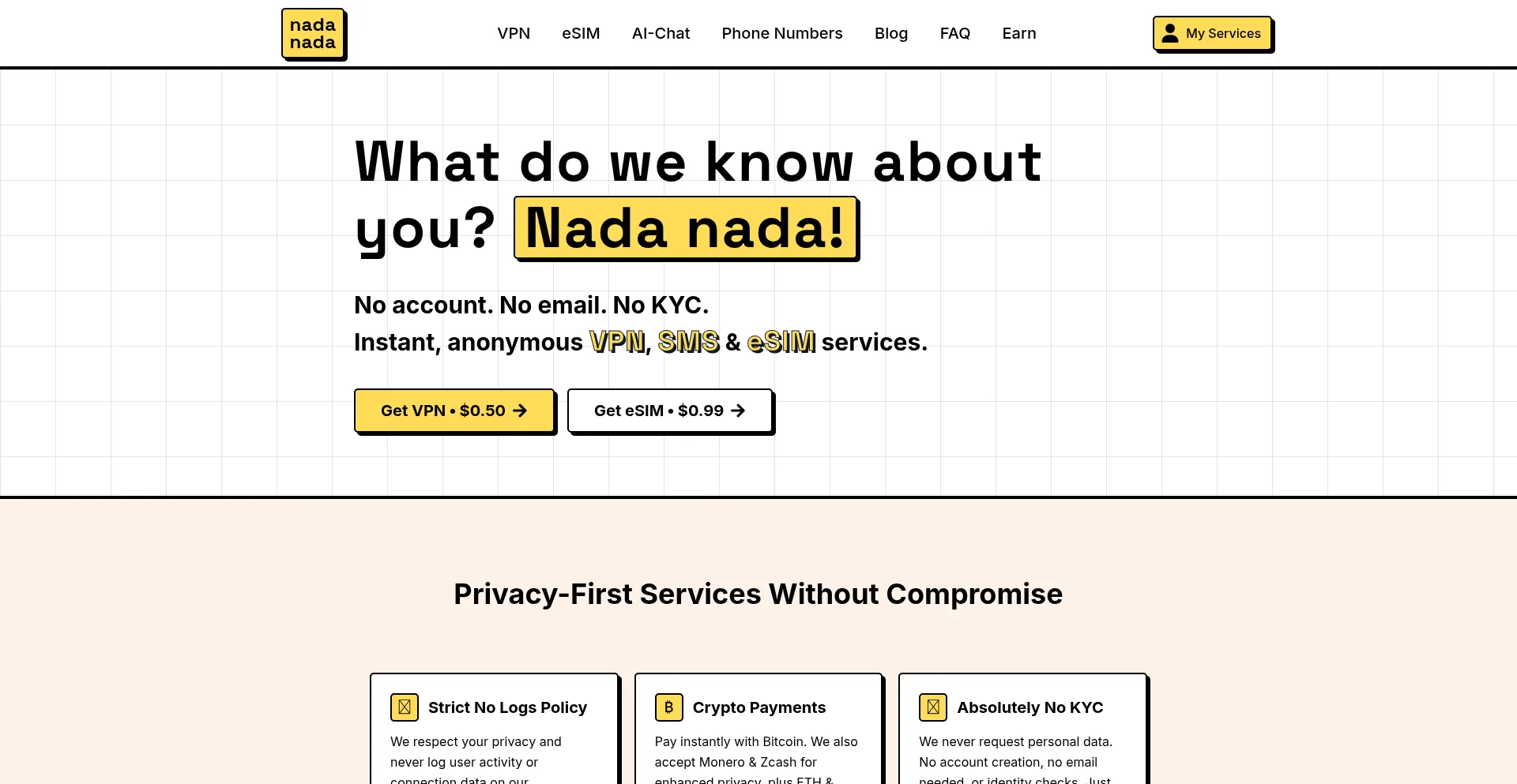 Nadanada.me