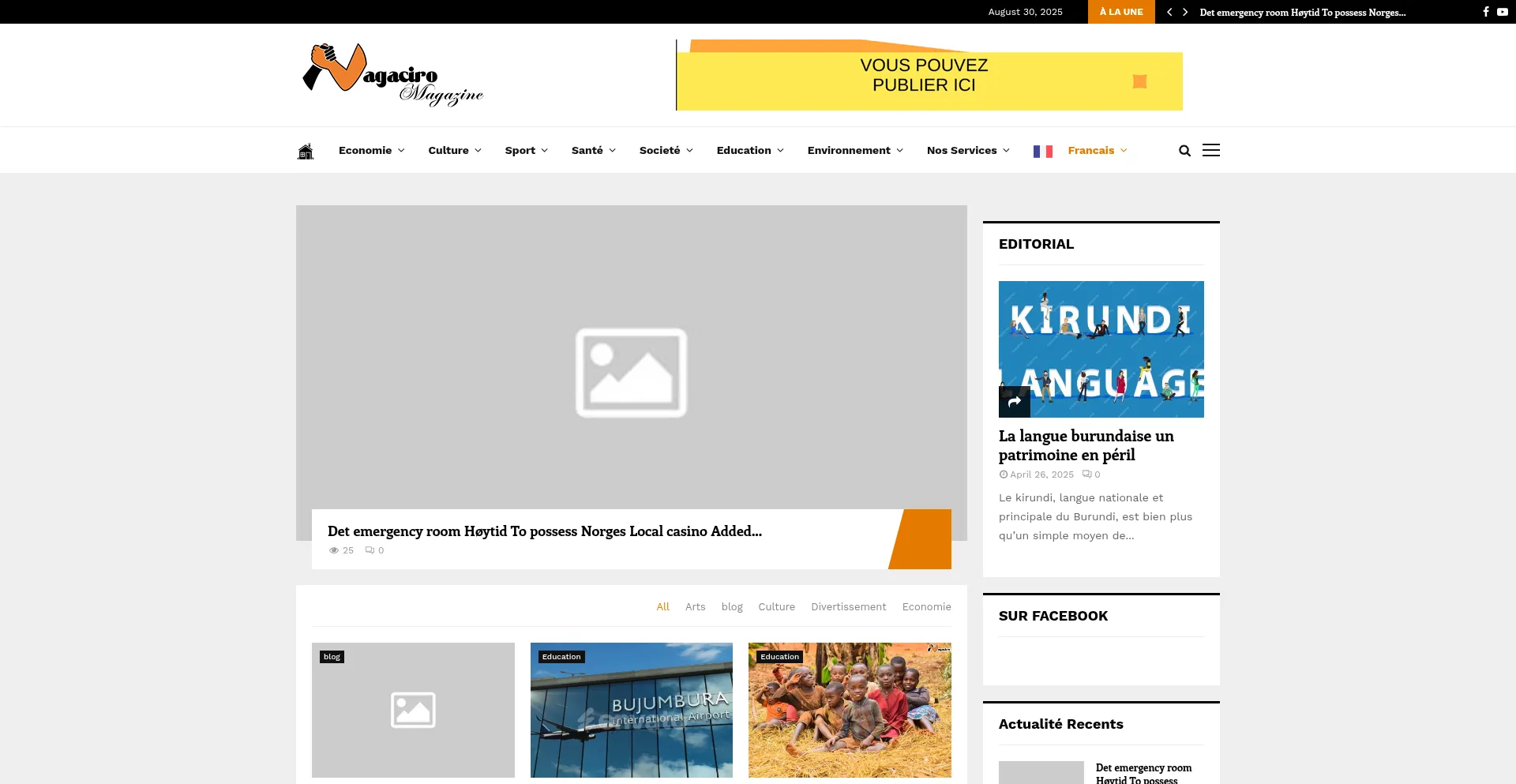 Website screenshot of Nagaciro.com