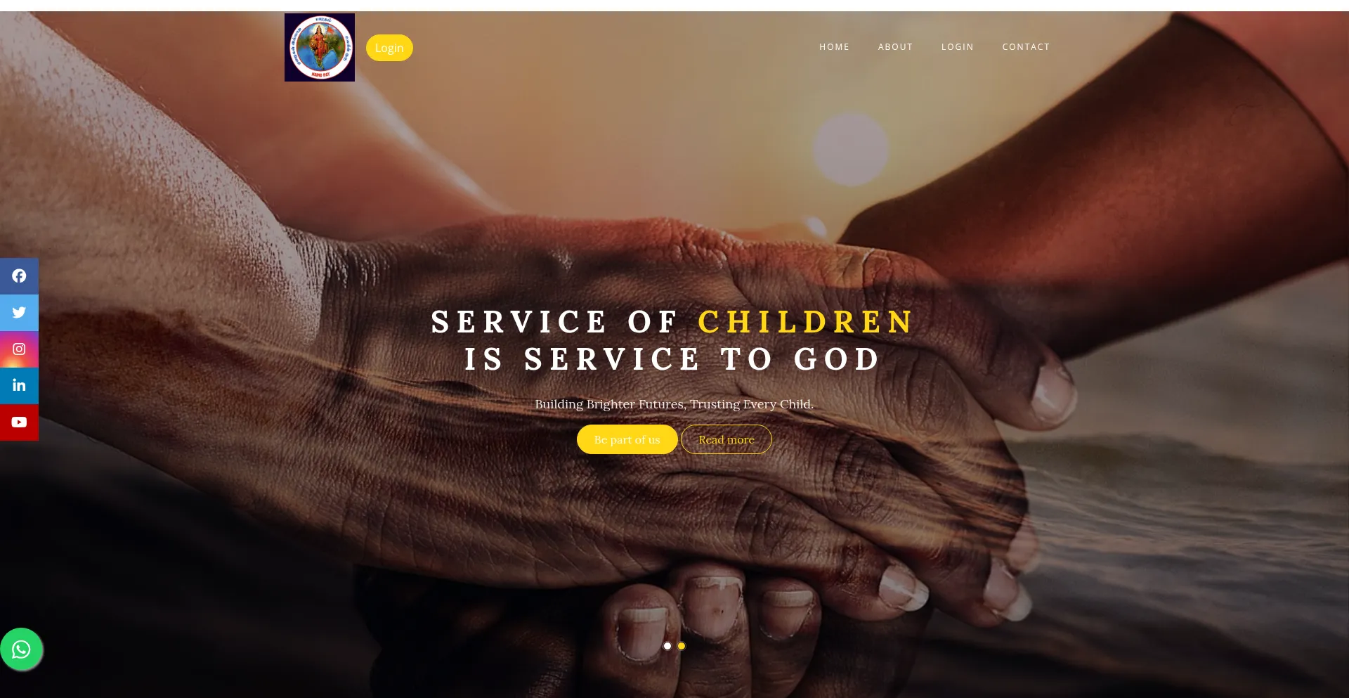 Website screenshot of Namopay.info