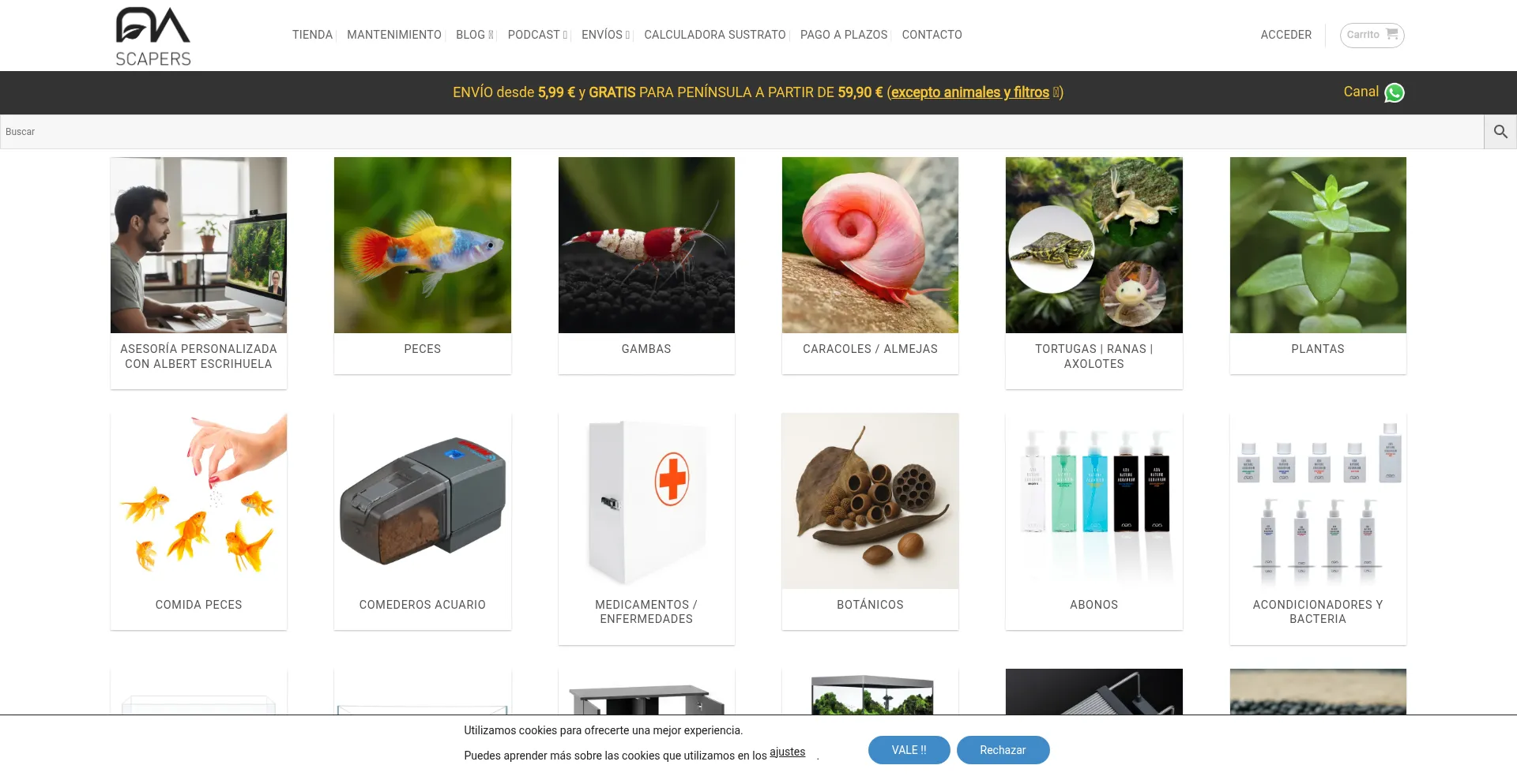 Nascapers.es Screenshot