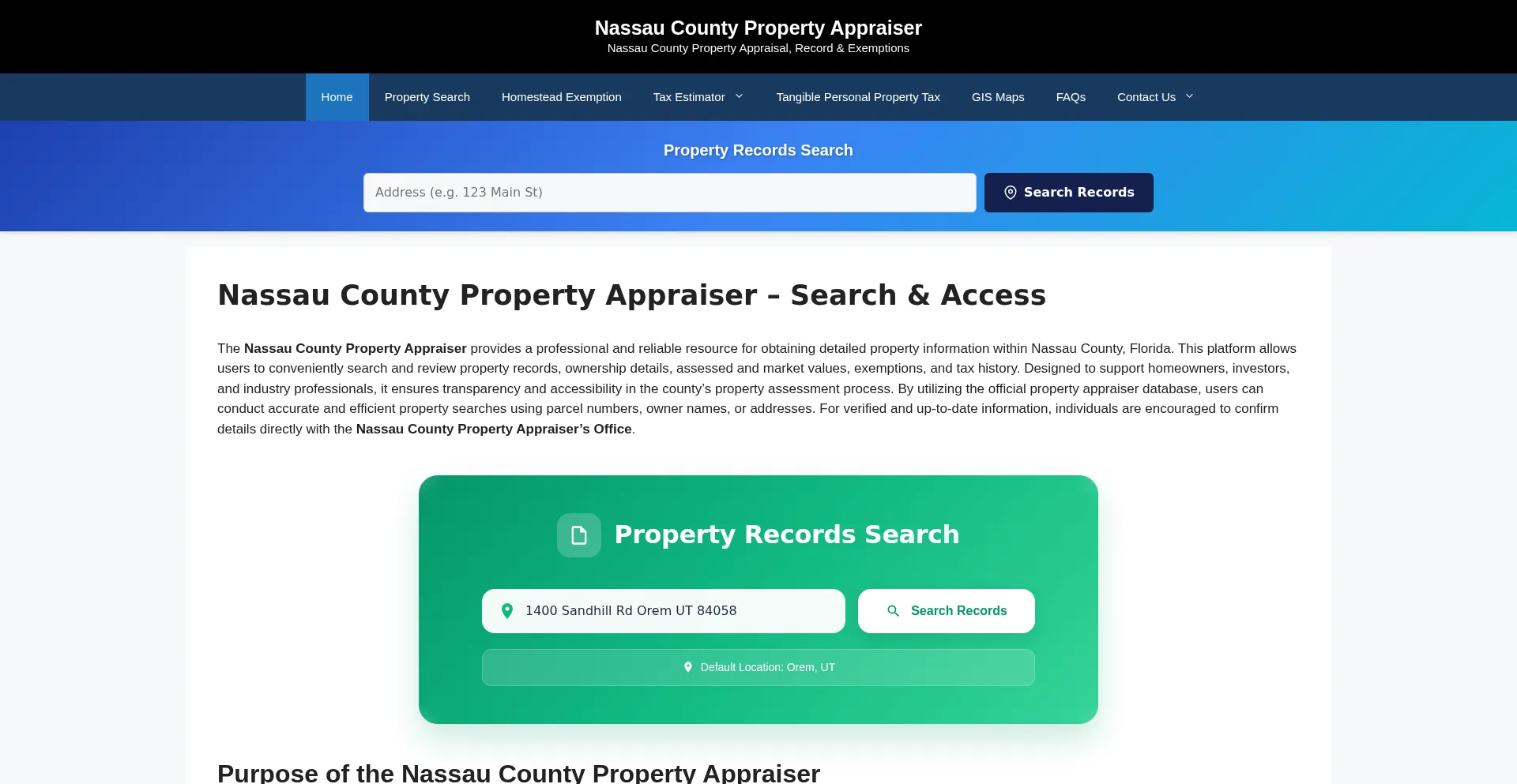 Nassaucountypropertyappraiser.org