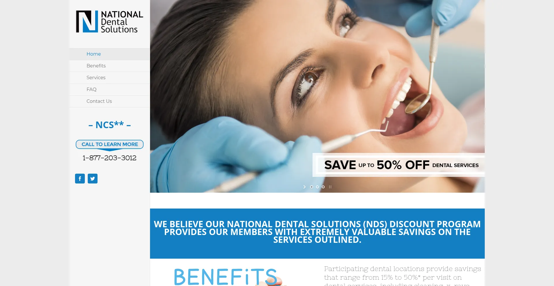 ¿És Seguro y Confiable Nationaldentalsolutions.com?