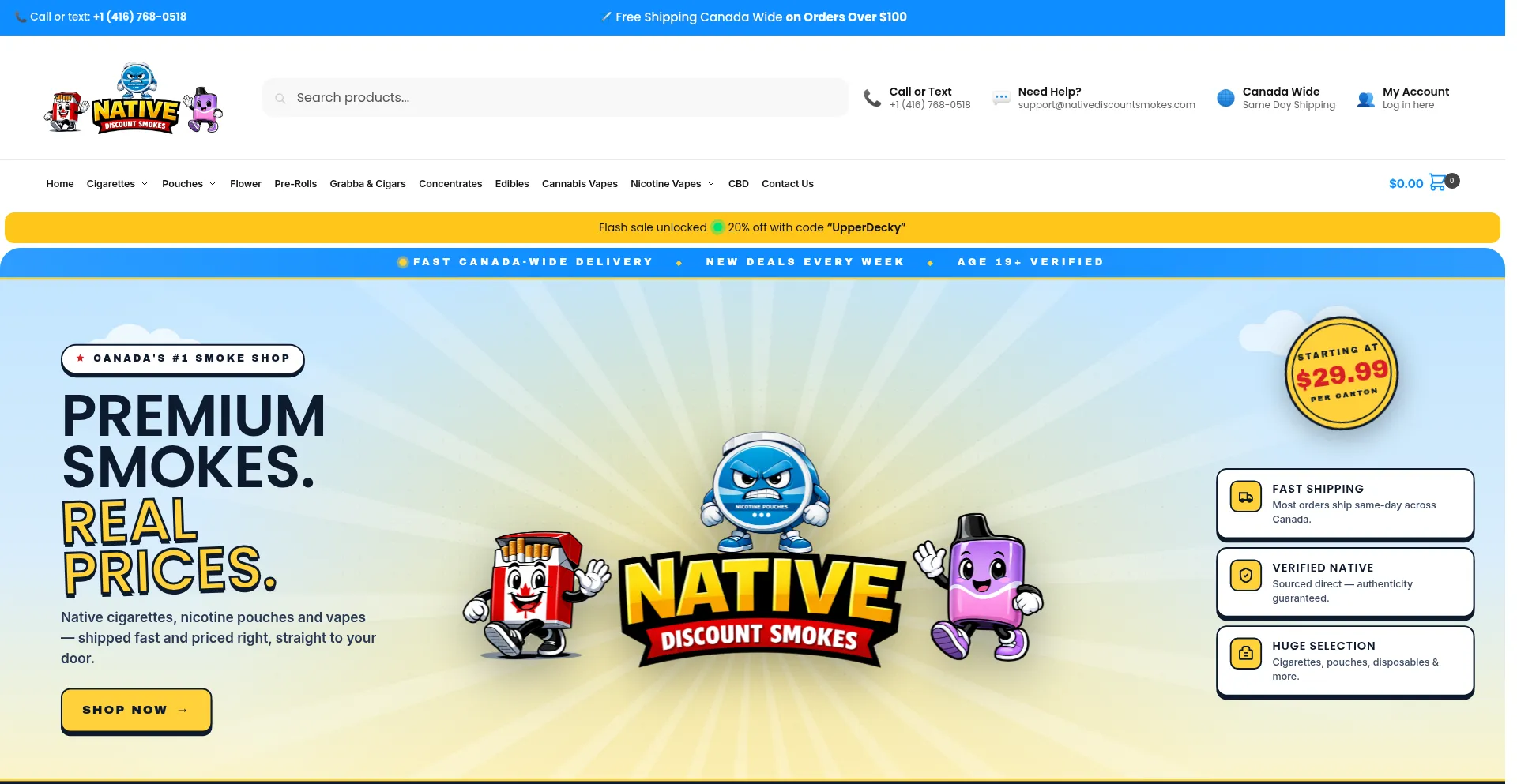 Nativediscountsmokes.com