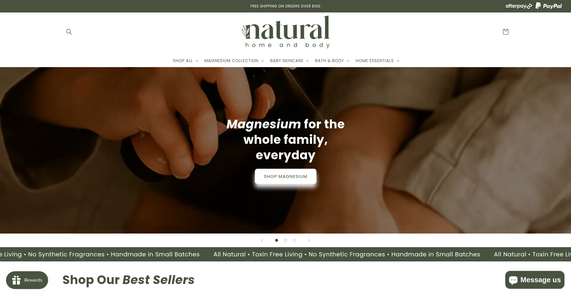 ¿És Seguro y Confiable Naturalhomeandbody.com?