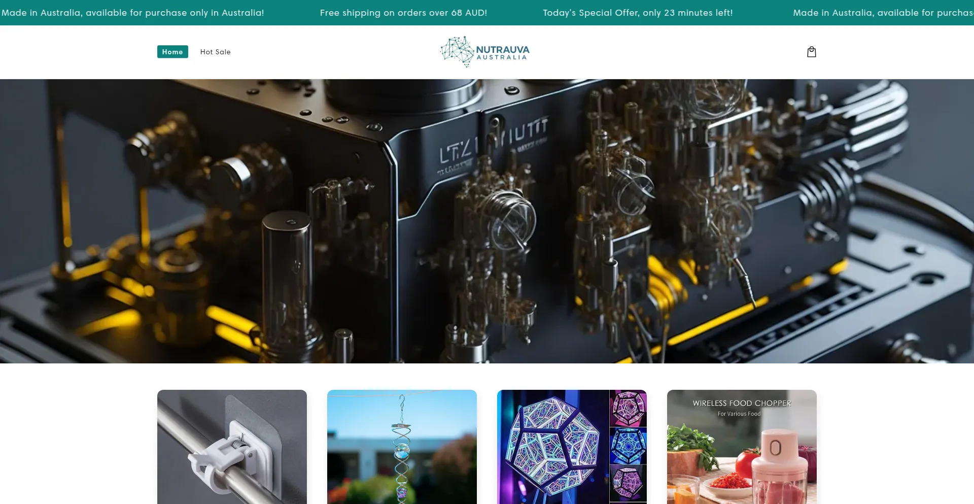Website screenshot of Naturulux.top