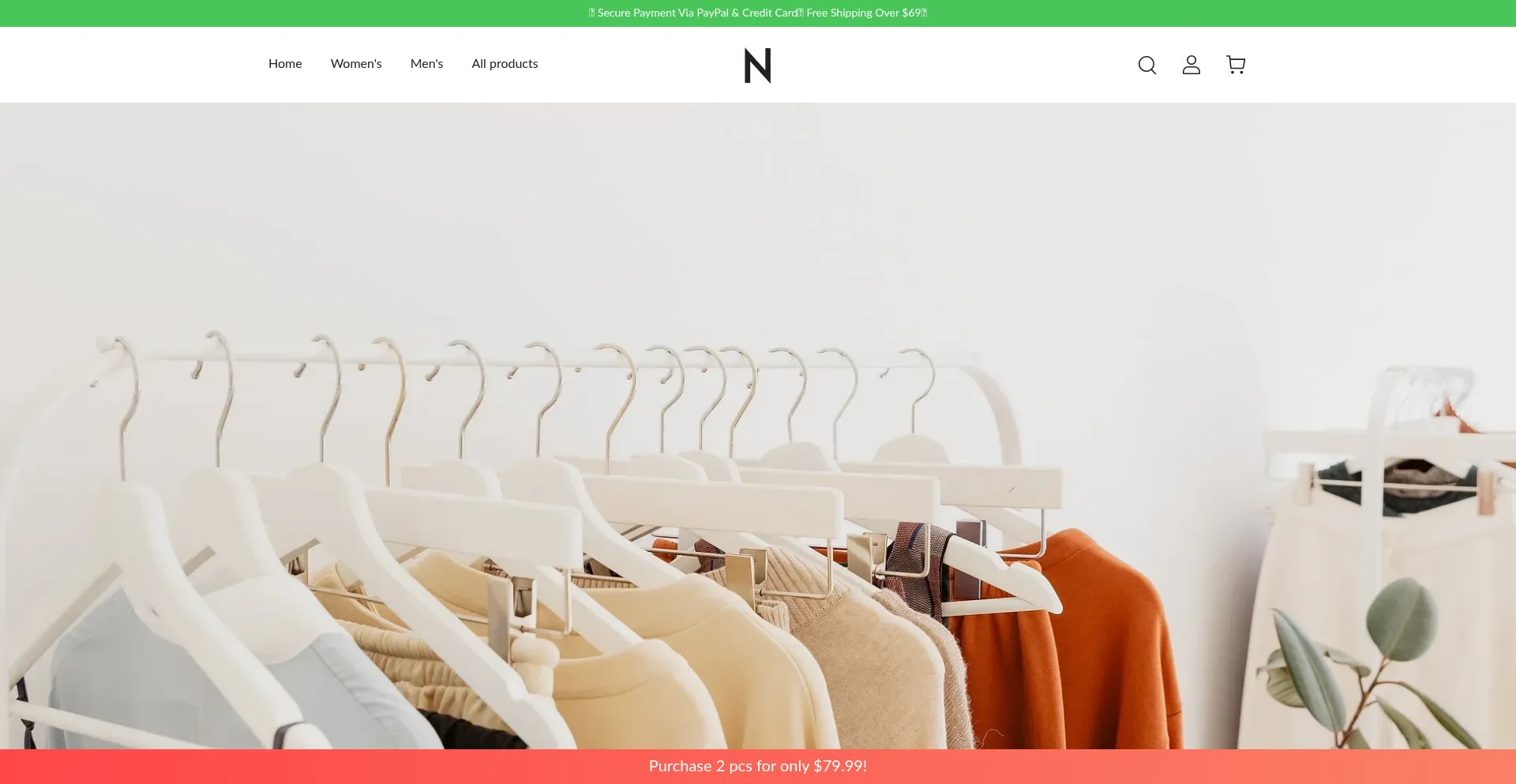 Website screenshot of Ndbuystore.com