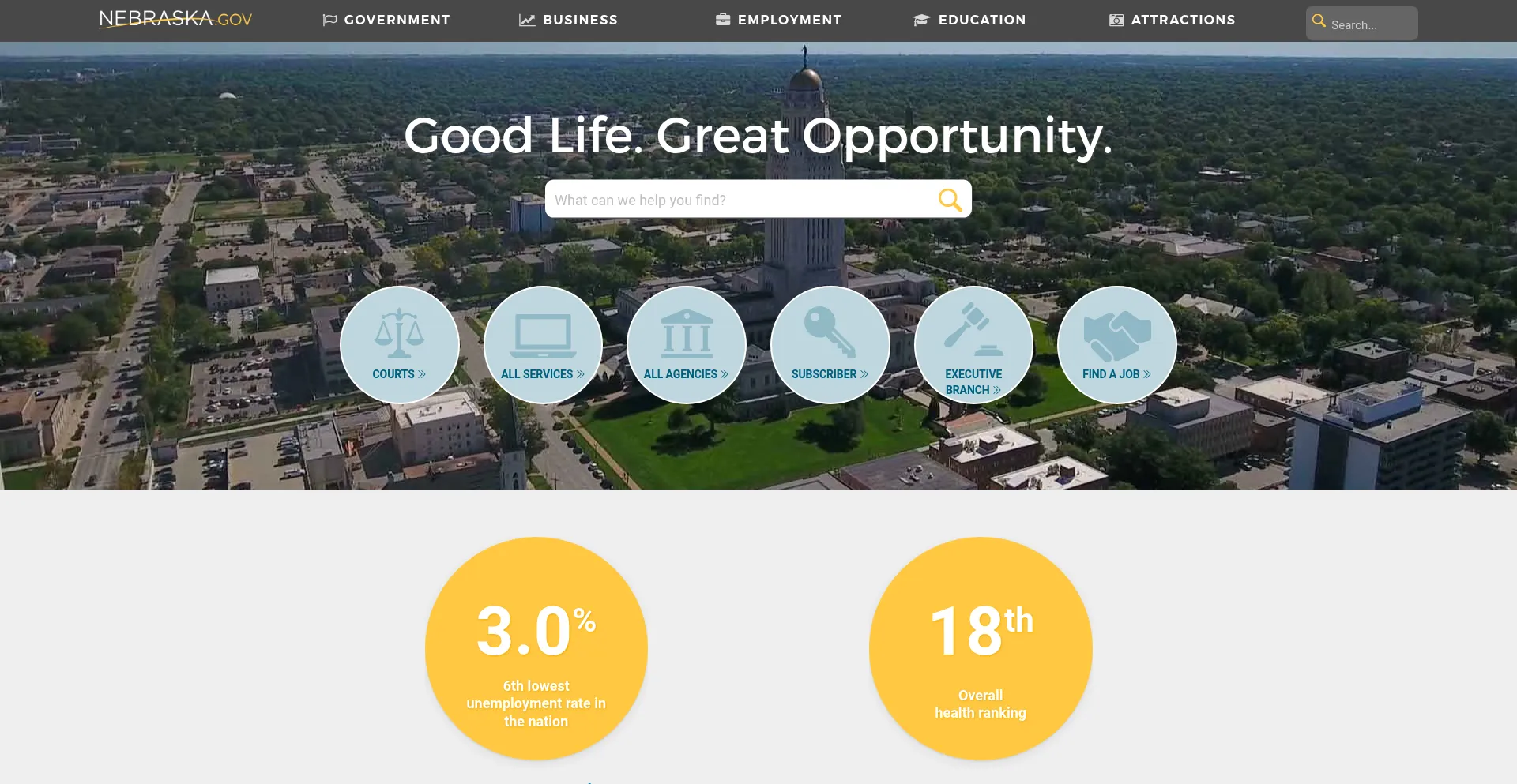 Nebraska.gov Screenshot