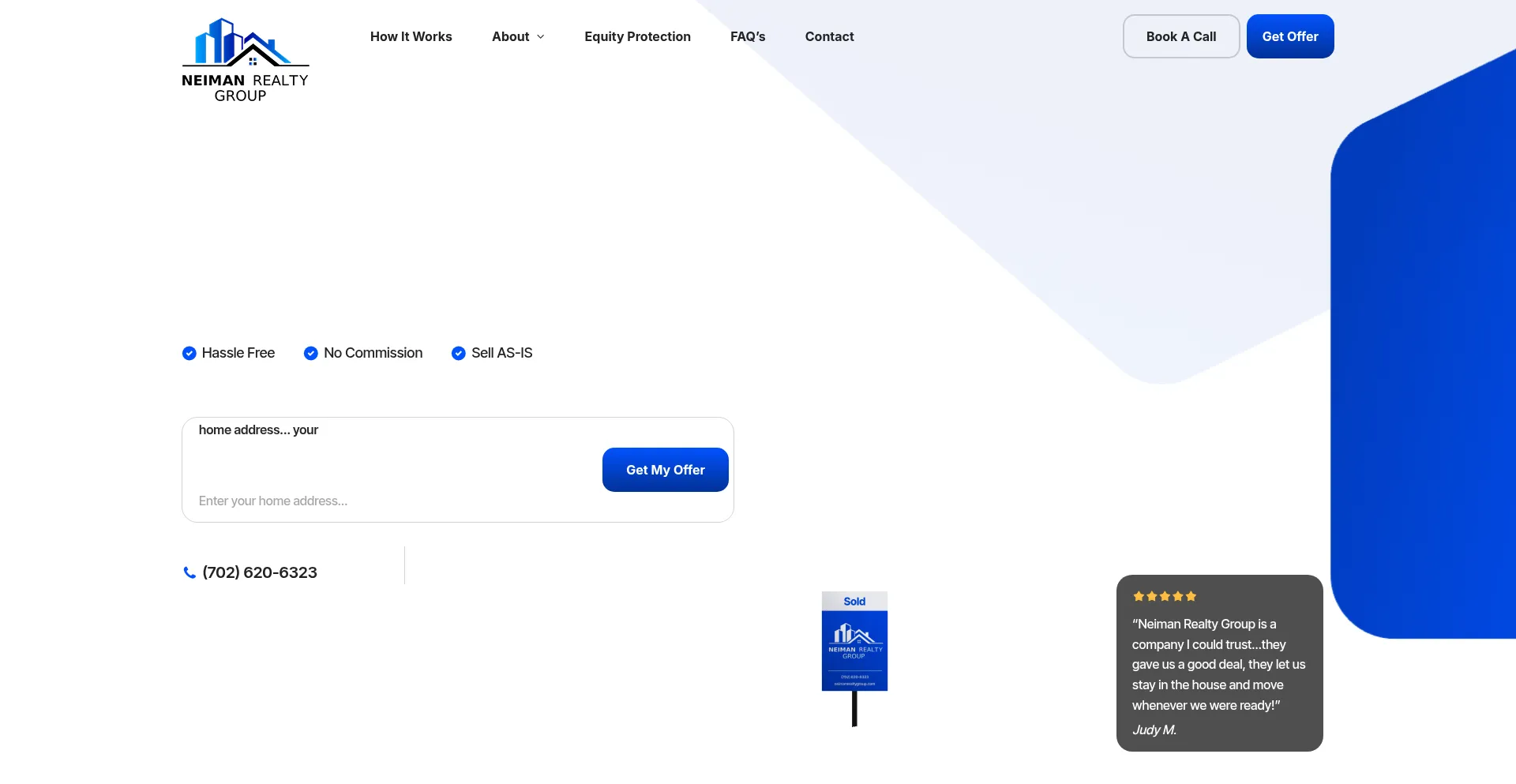 Website screenshot of Neimanrealtygroup.com
