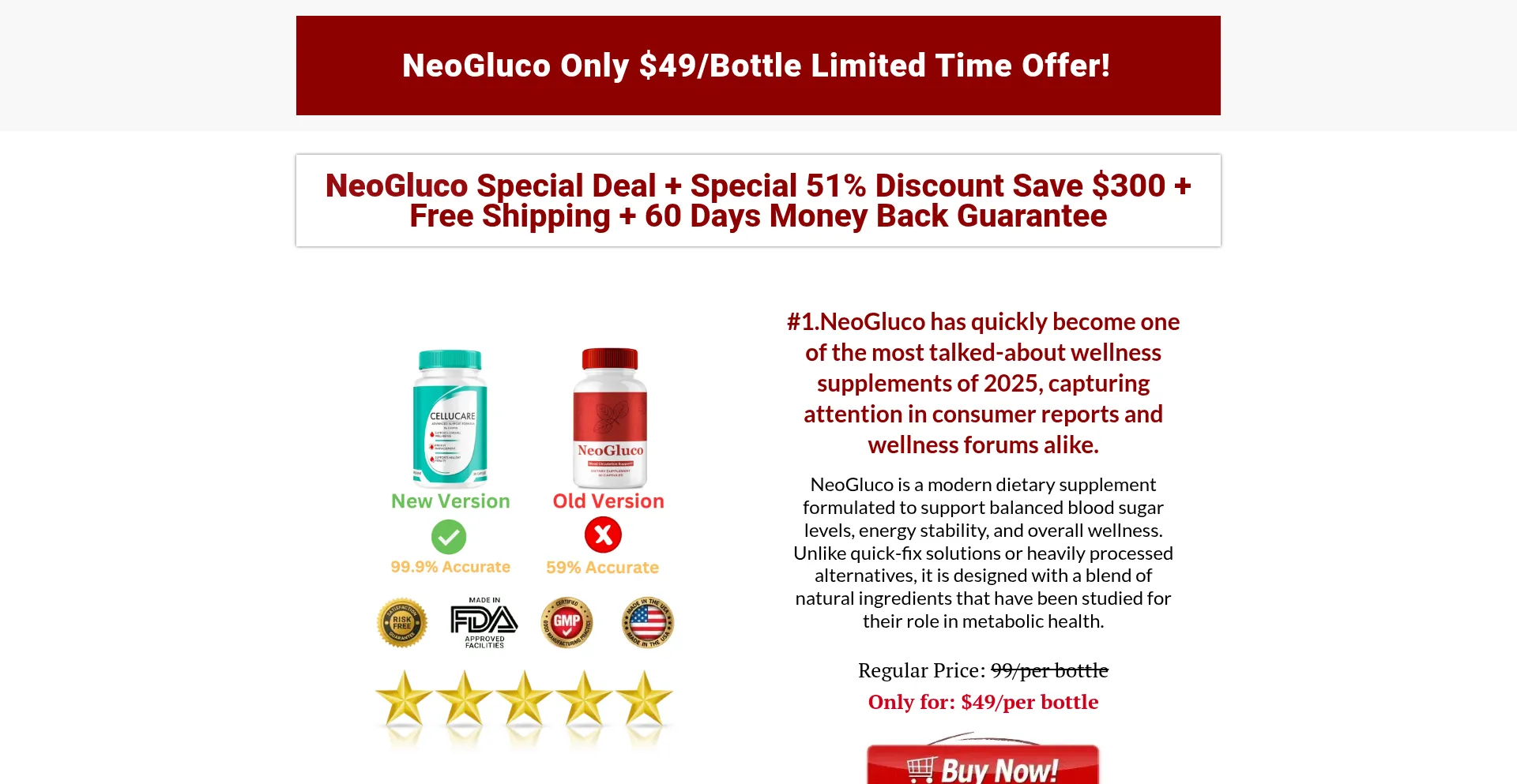 Neogluco.com Screenshot