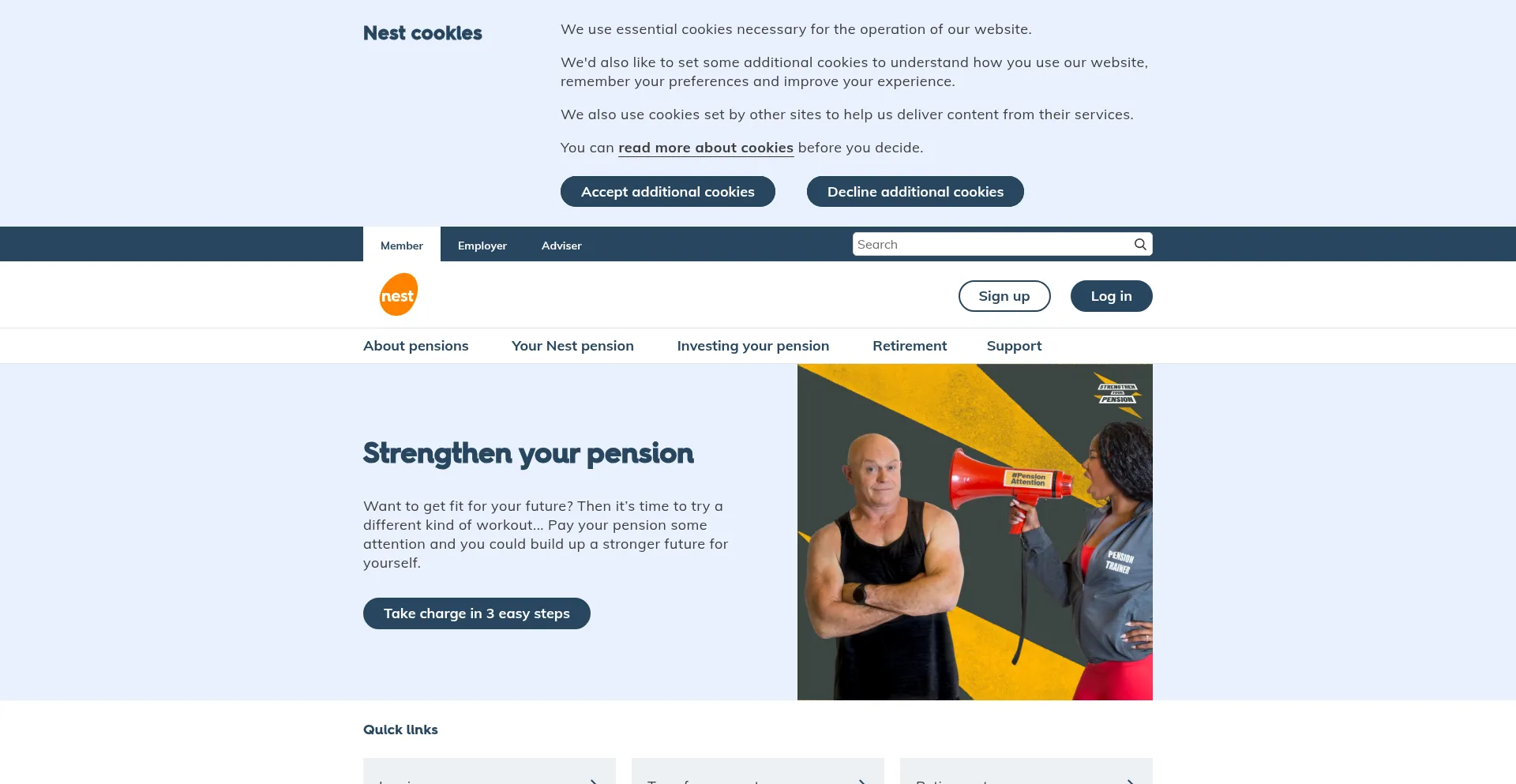¿És Seguro y Confiable Nestpensions.org.uk?