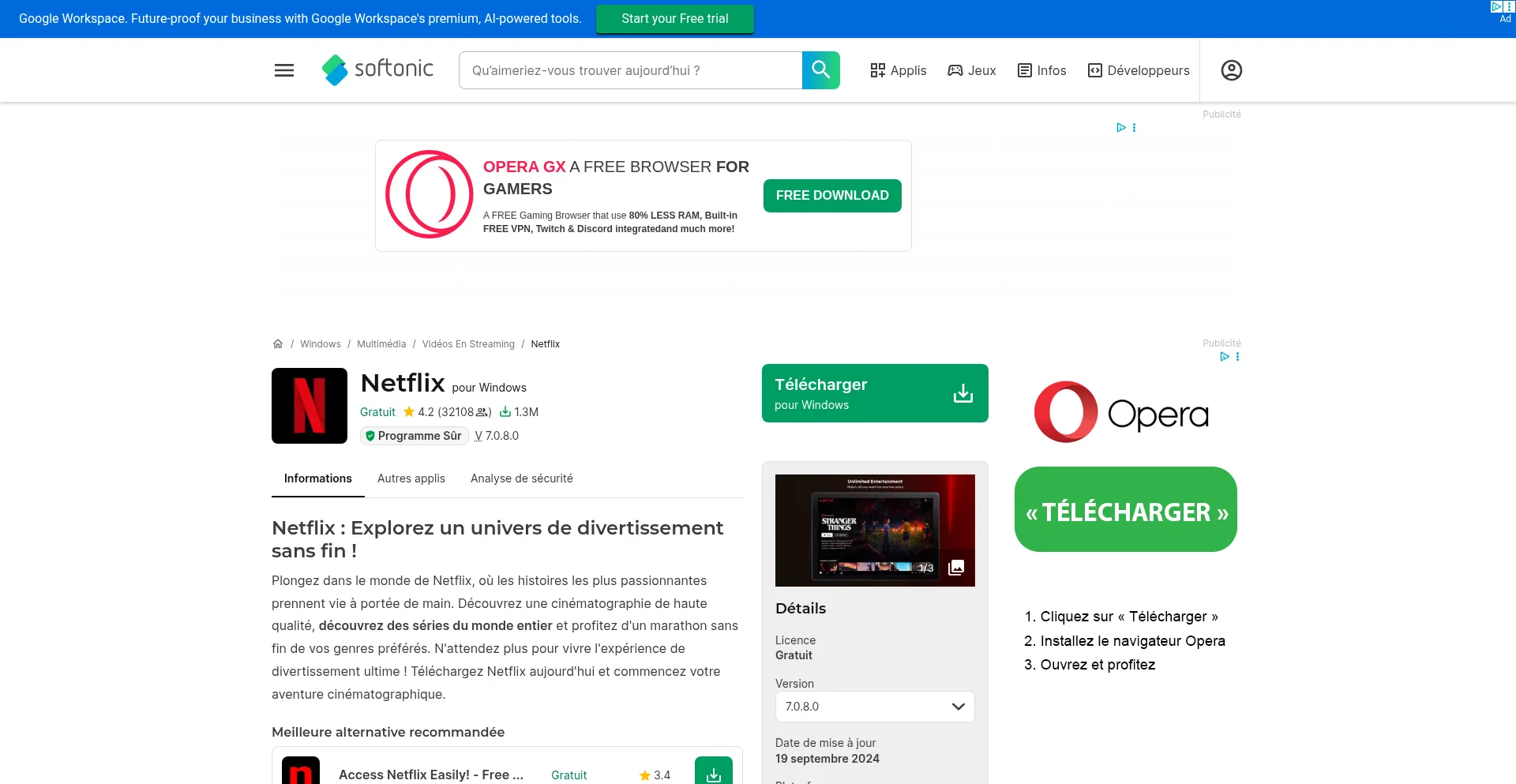 Netflix.fr.softonic.com