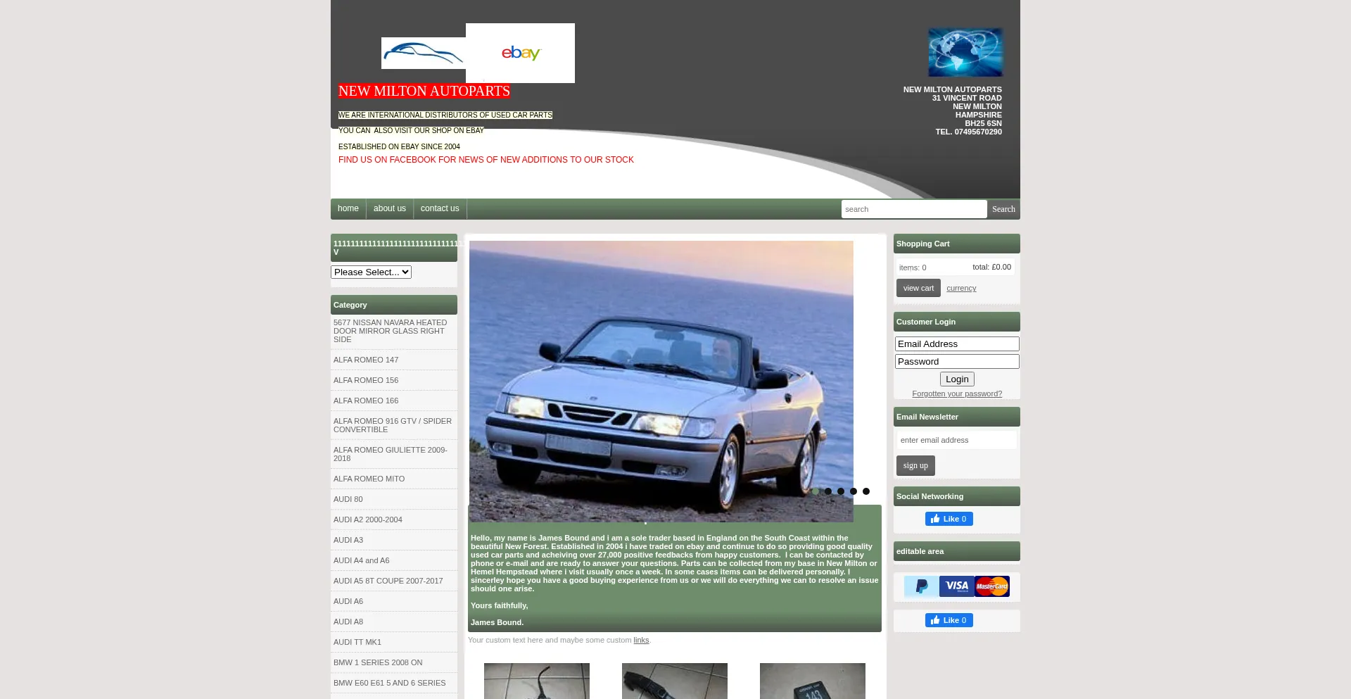 ¿És Seguro y Confiable Newmiltonautoparts.com?