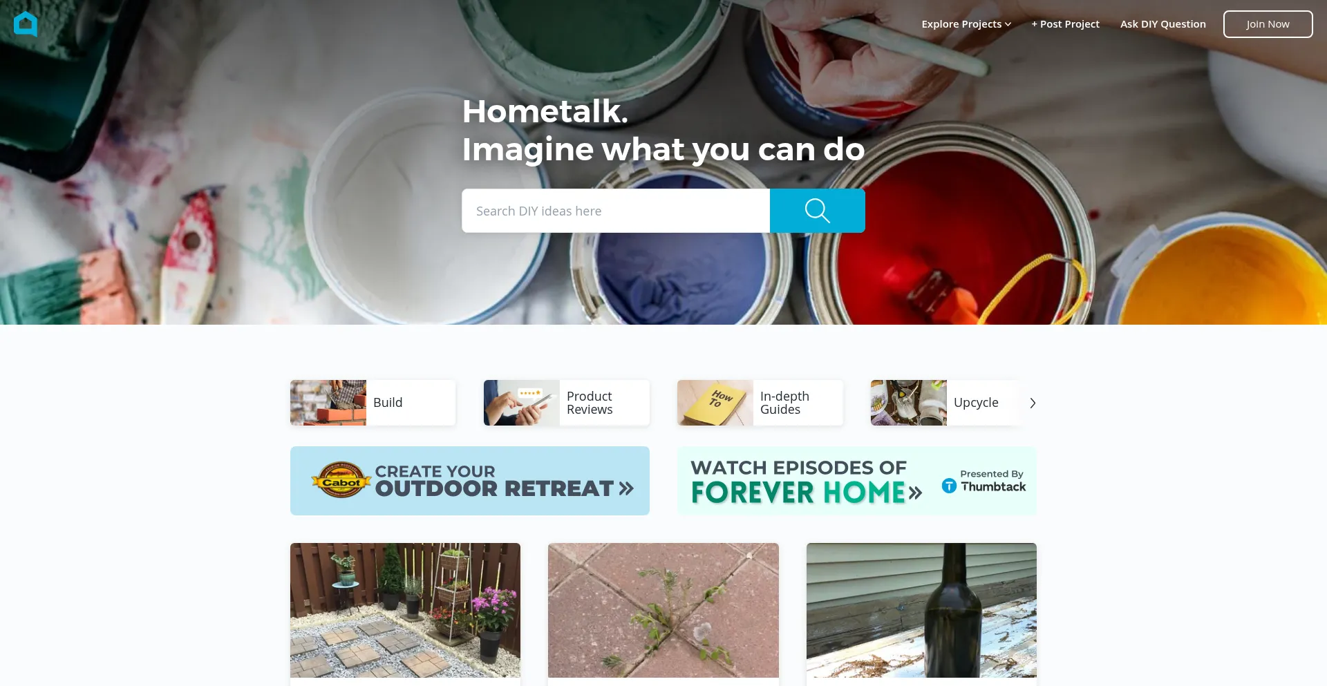 Website screenshot of News.hometalk.com