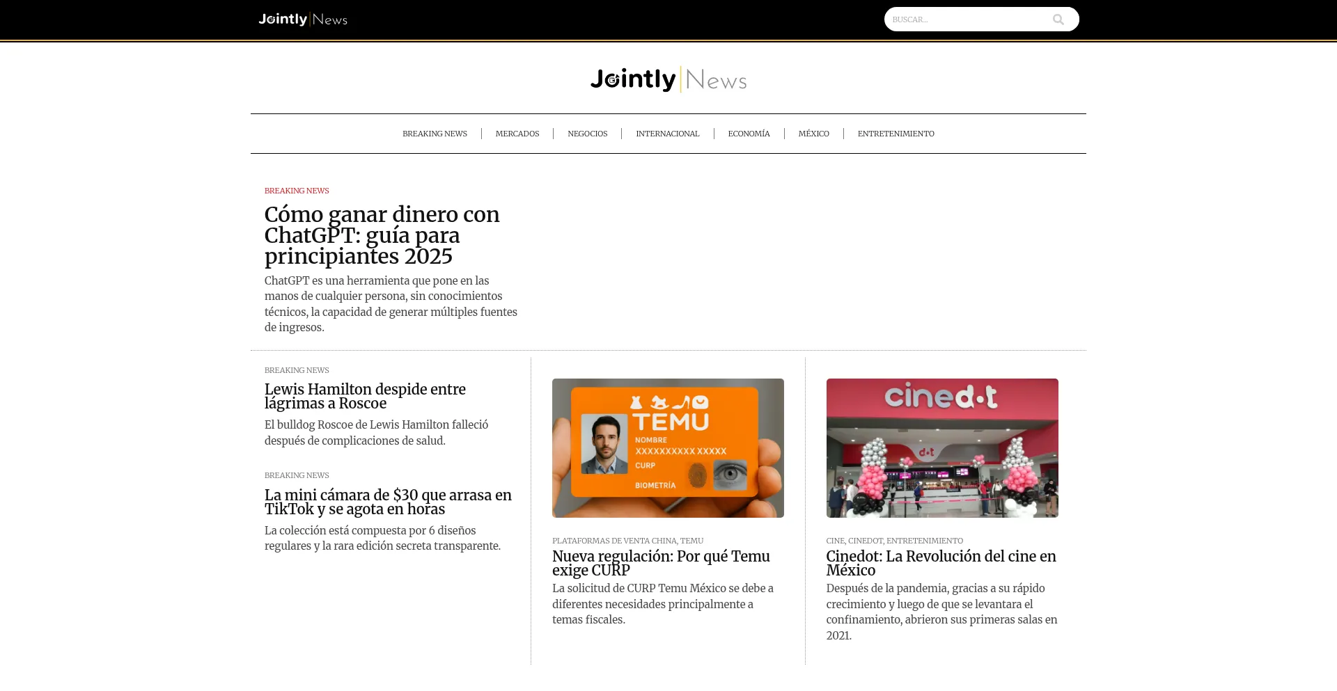 News.jointly.mx Screenshot