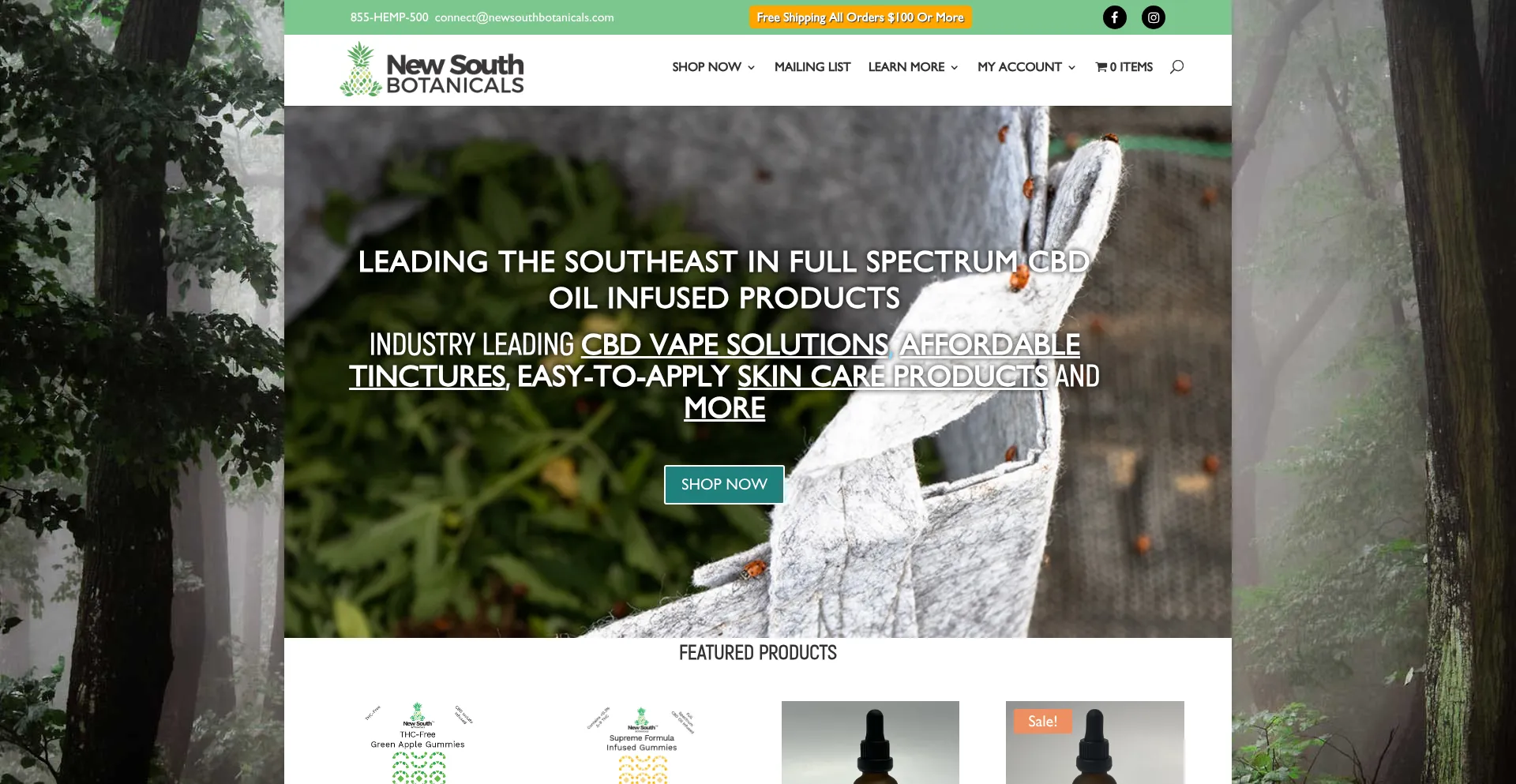 ¿És Seguro y Confiable Newsouthbotanicals.com?