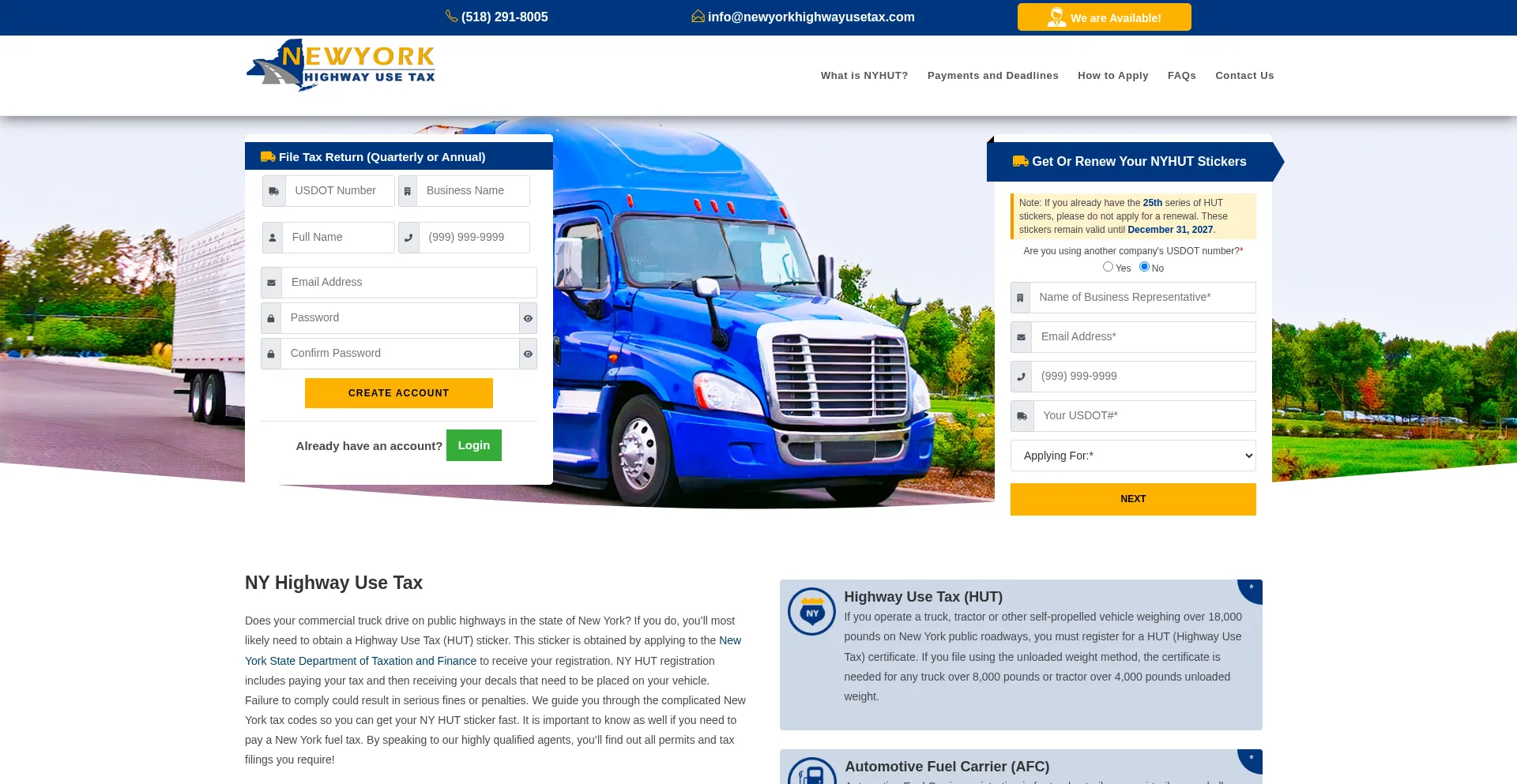 Newyorkhighwayusetax.com