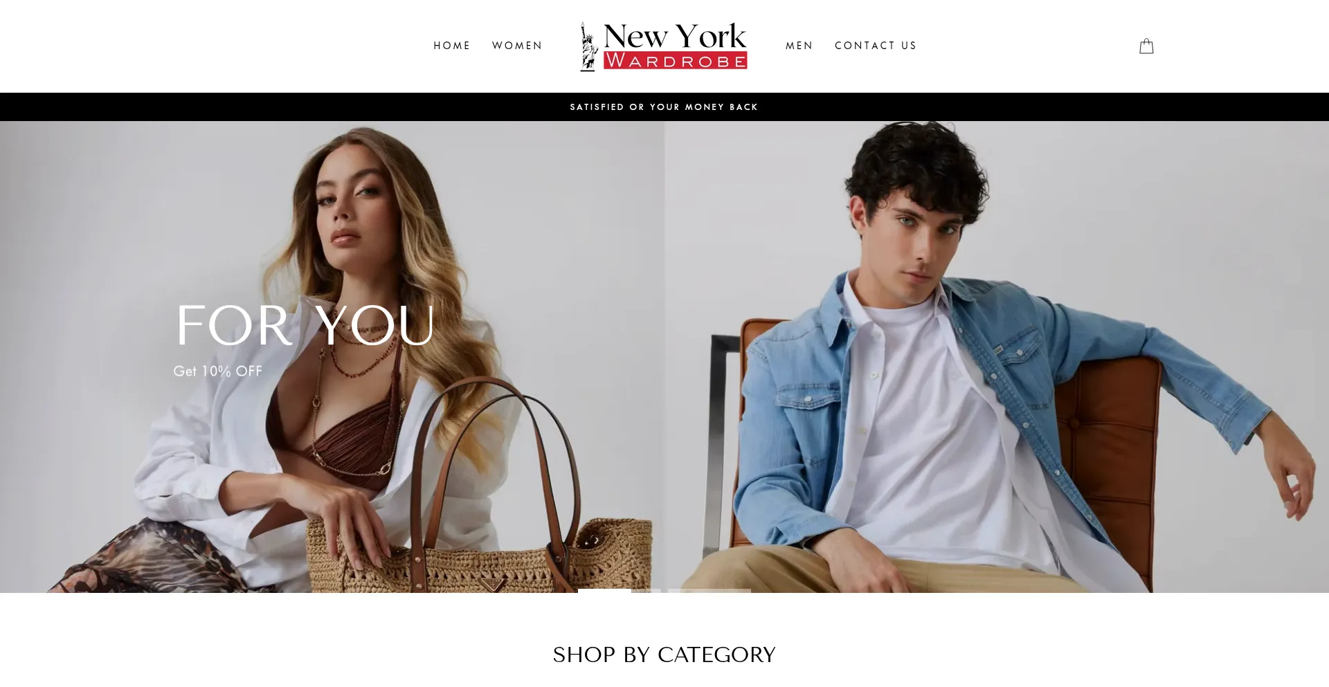 Website screenshot of Newyorkwardrobe.com