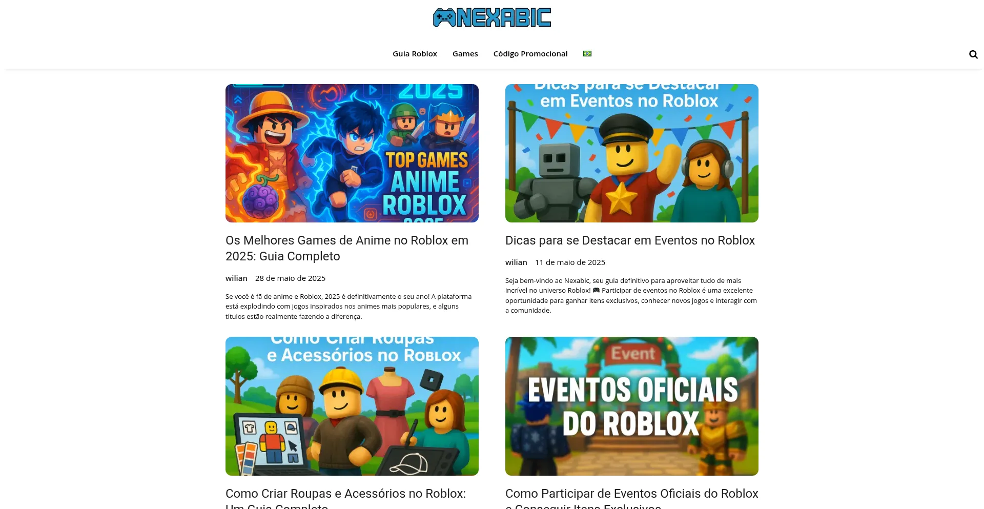 Nexabic.com Screenshot