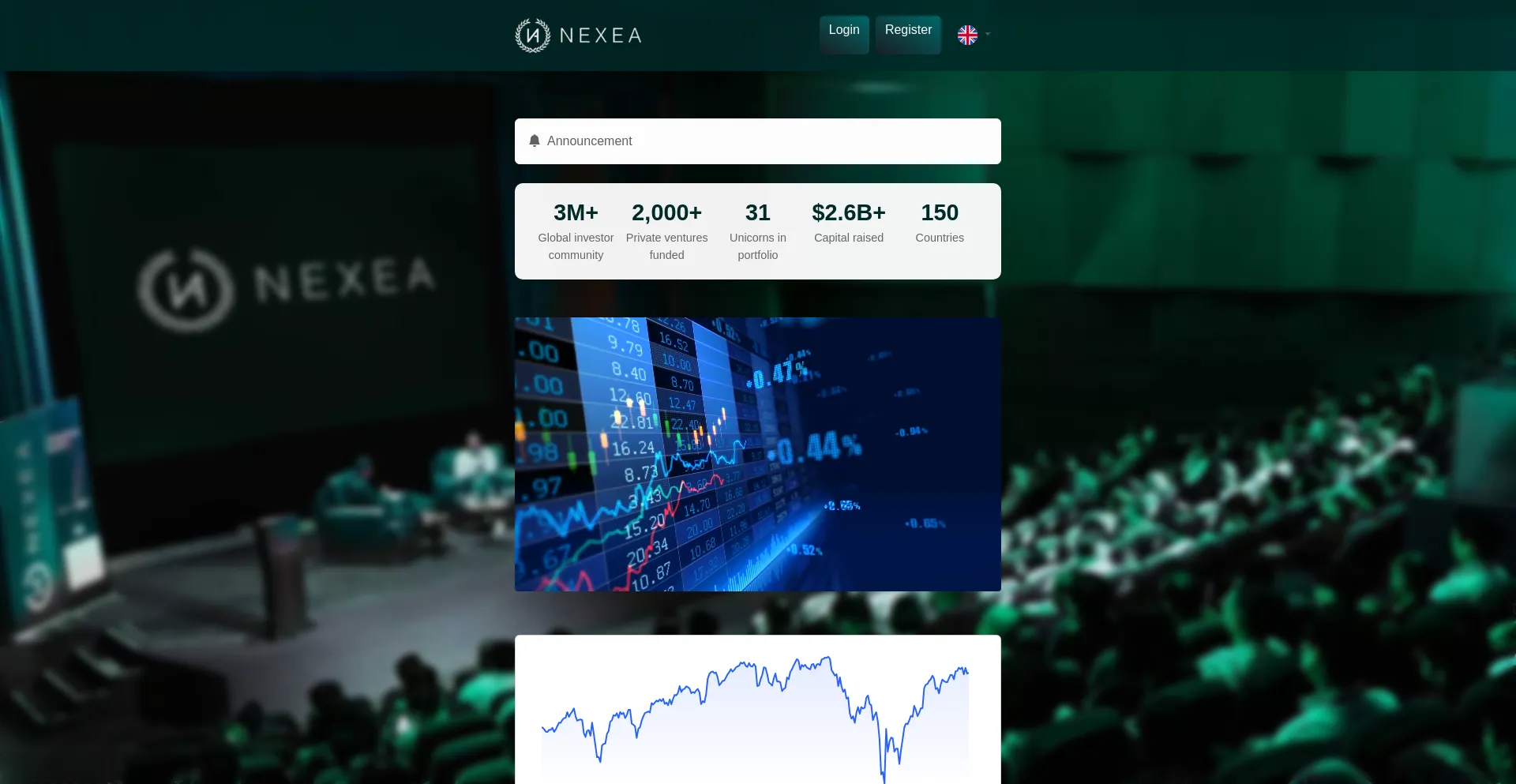 Website screenshot of Nexeaventurecapital.com