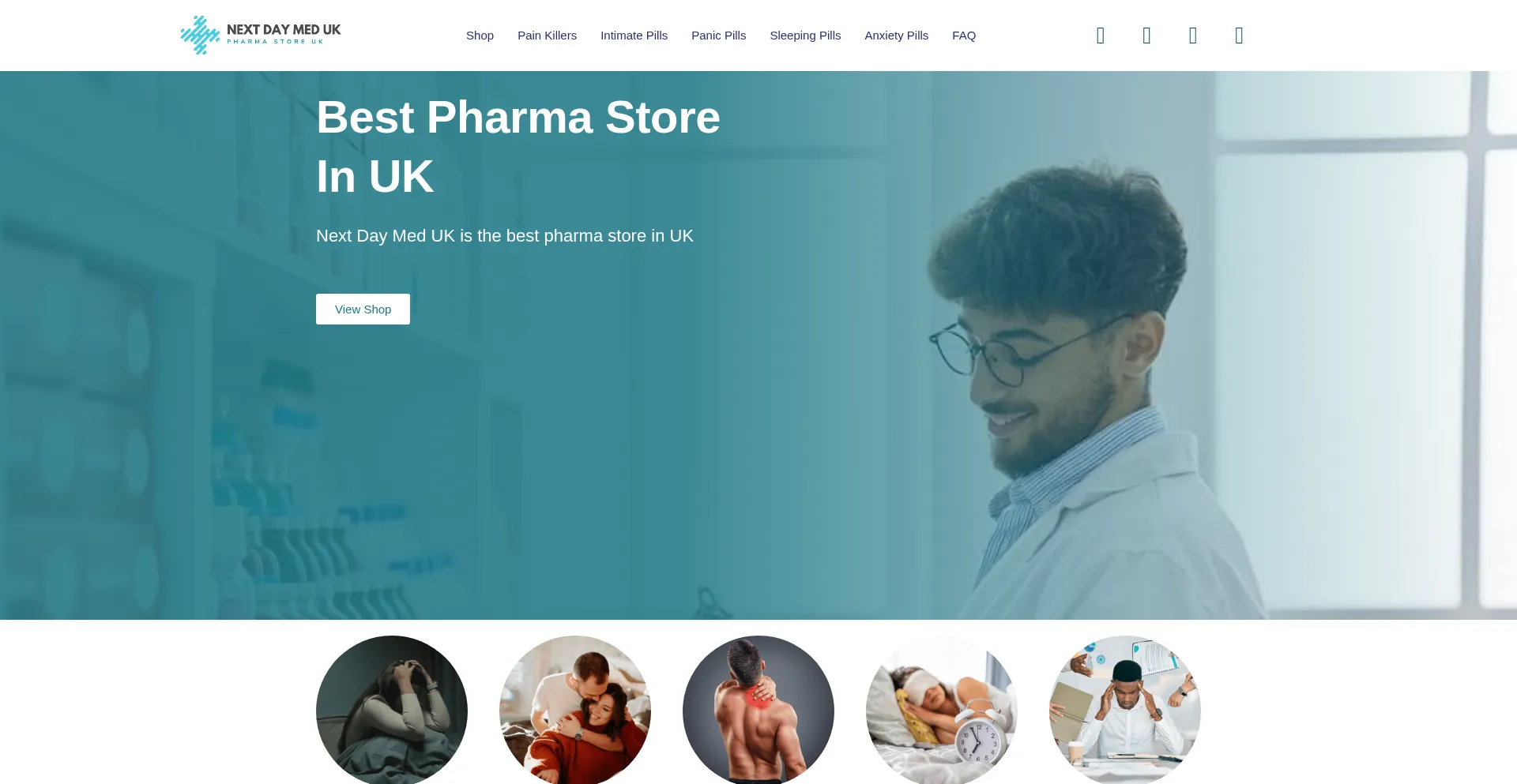 Website screenshot of Nextdaymeduk.com
