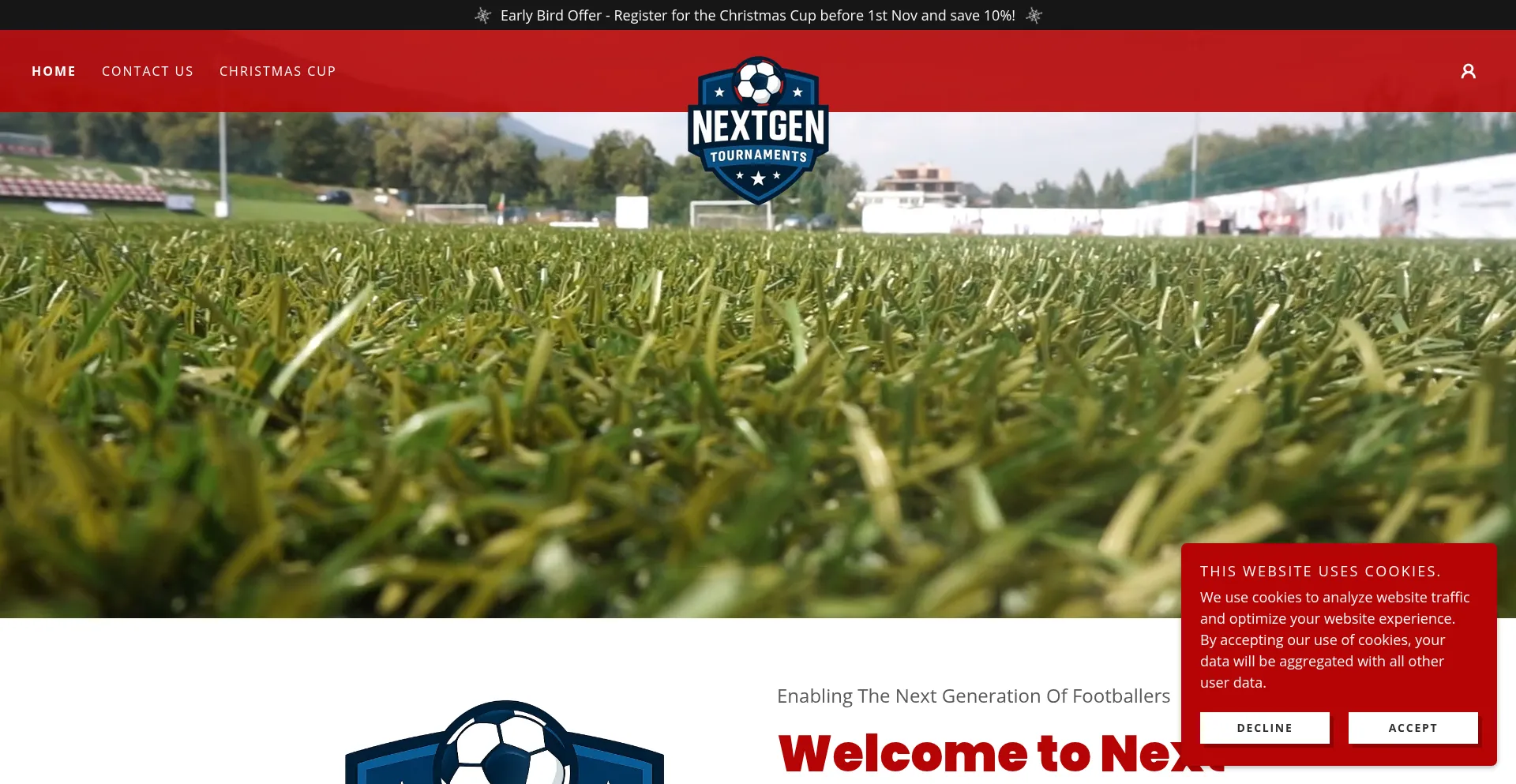 Nextgentournaments.com Screenshot
