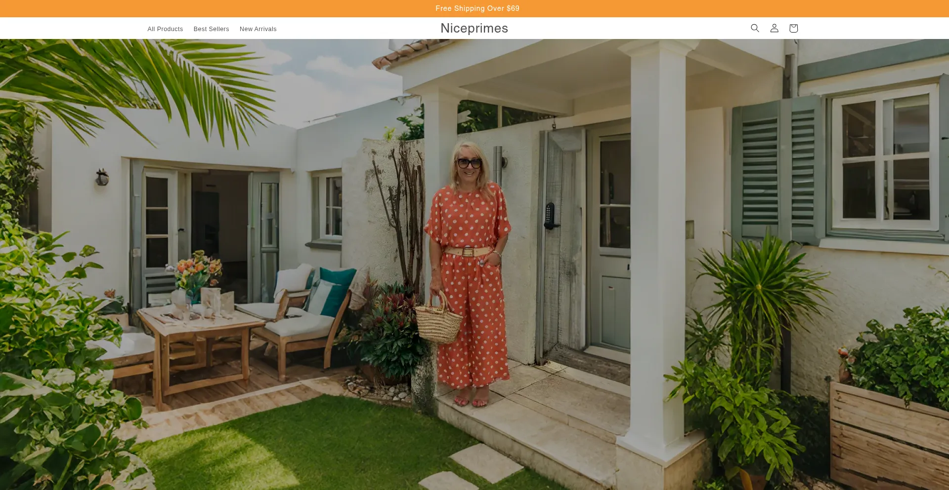Website screenshot of Niceprimes.com