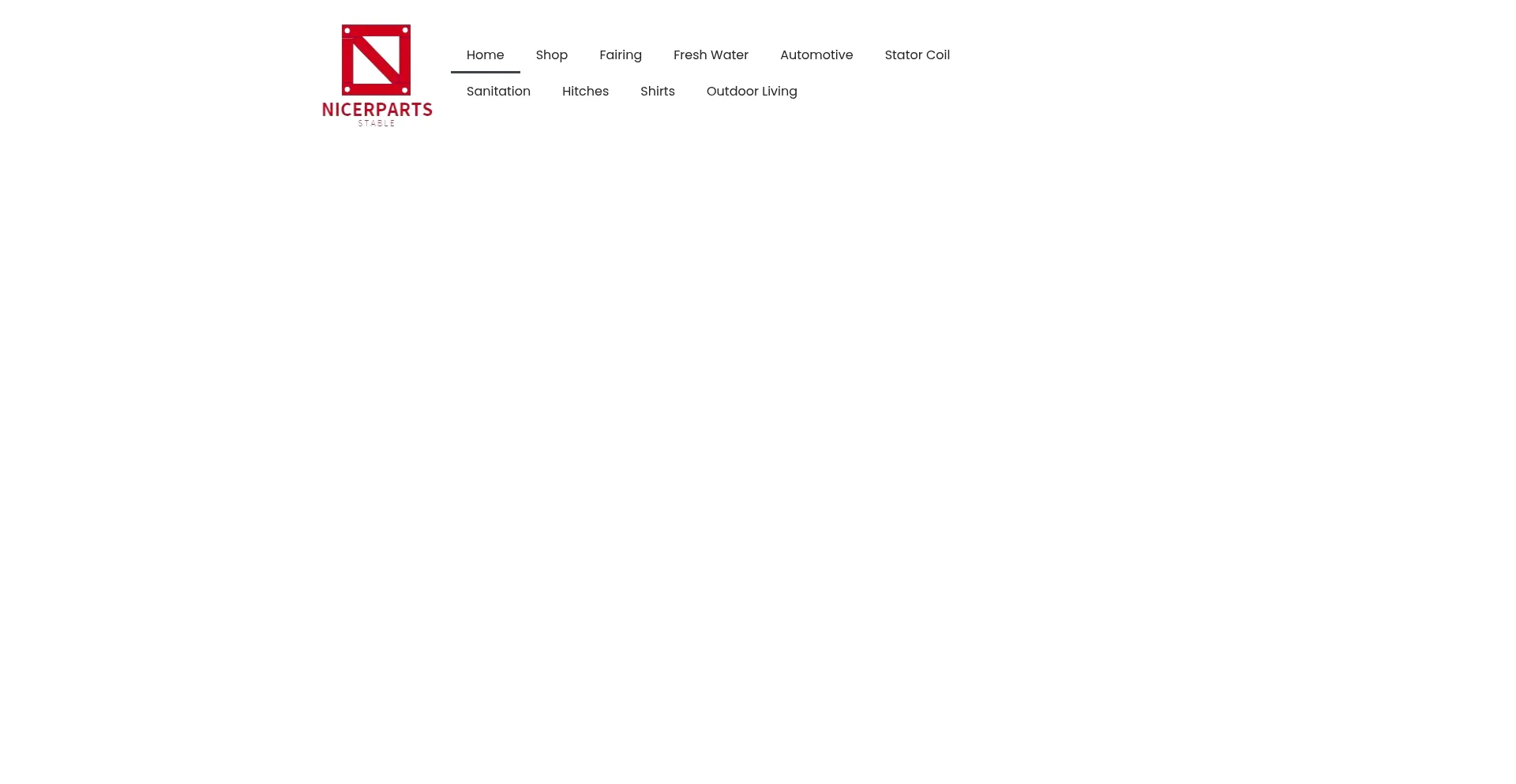 Website screenshot of Nicerparts.com