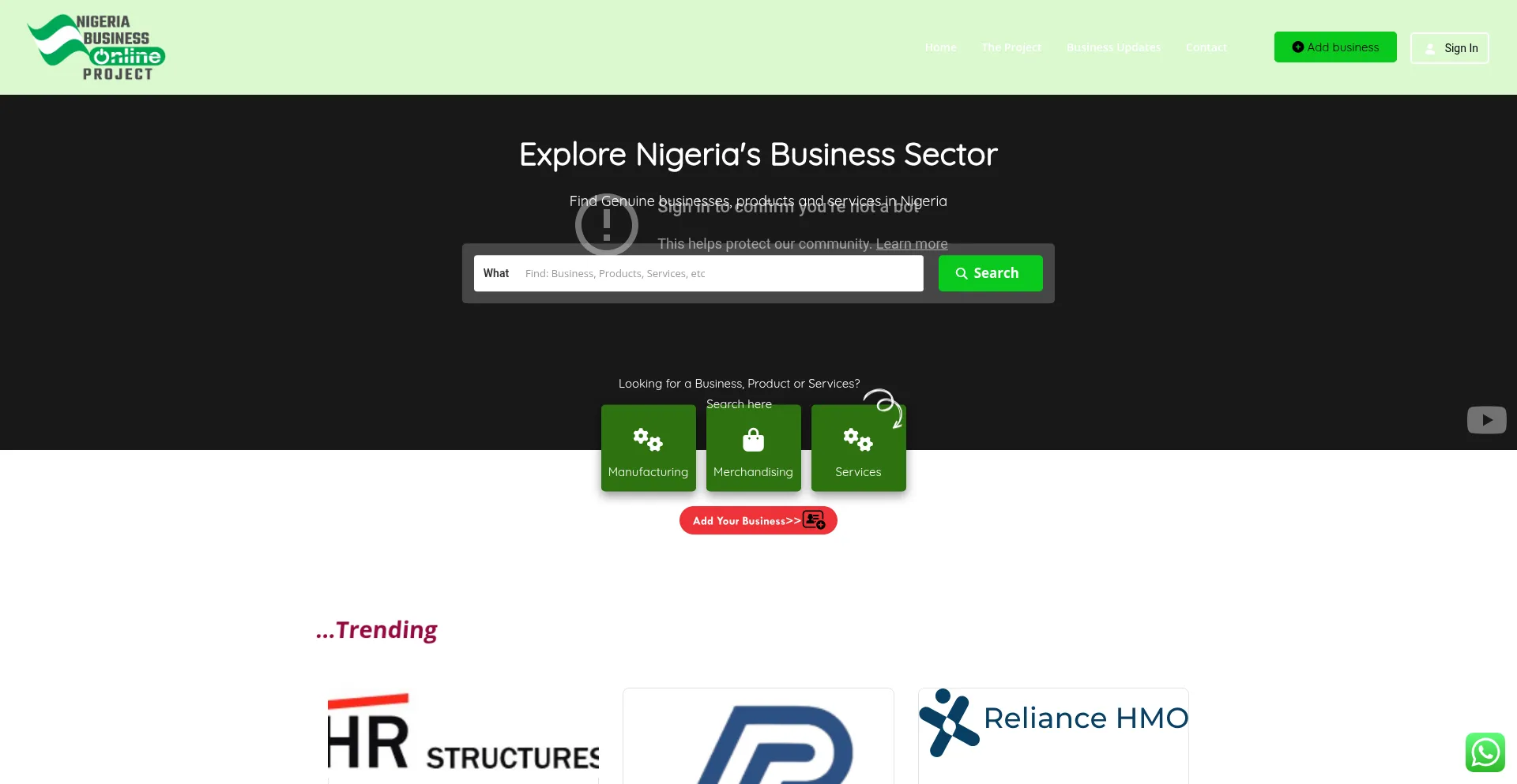 ¿És Seguro y Confiable Nigeriabusinessonline.com?