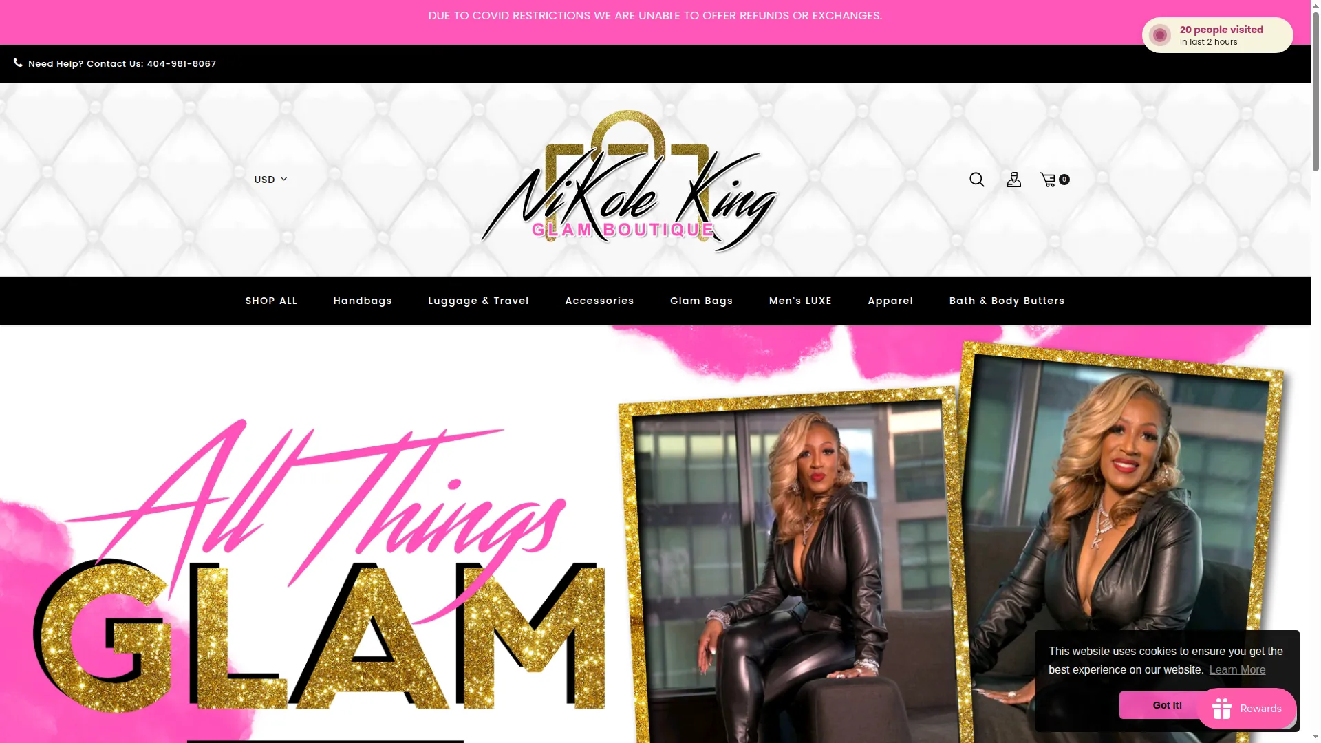 Nikolekingglamboutique.com