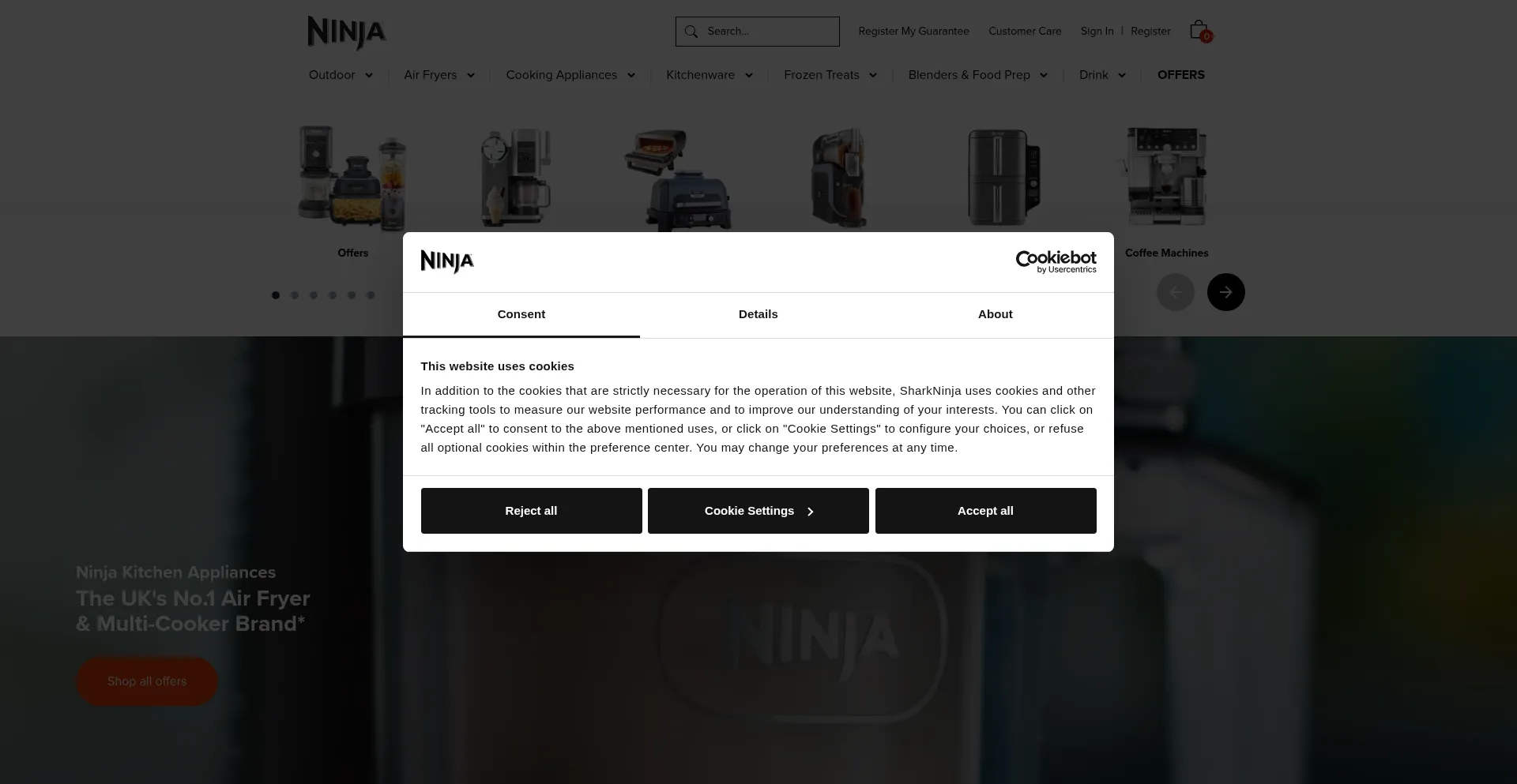 ¿És Seguro y Confiable Ninjakitchen.co.uk?