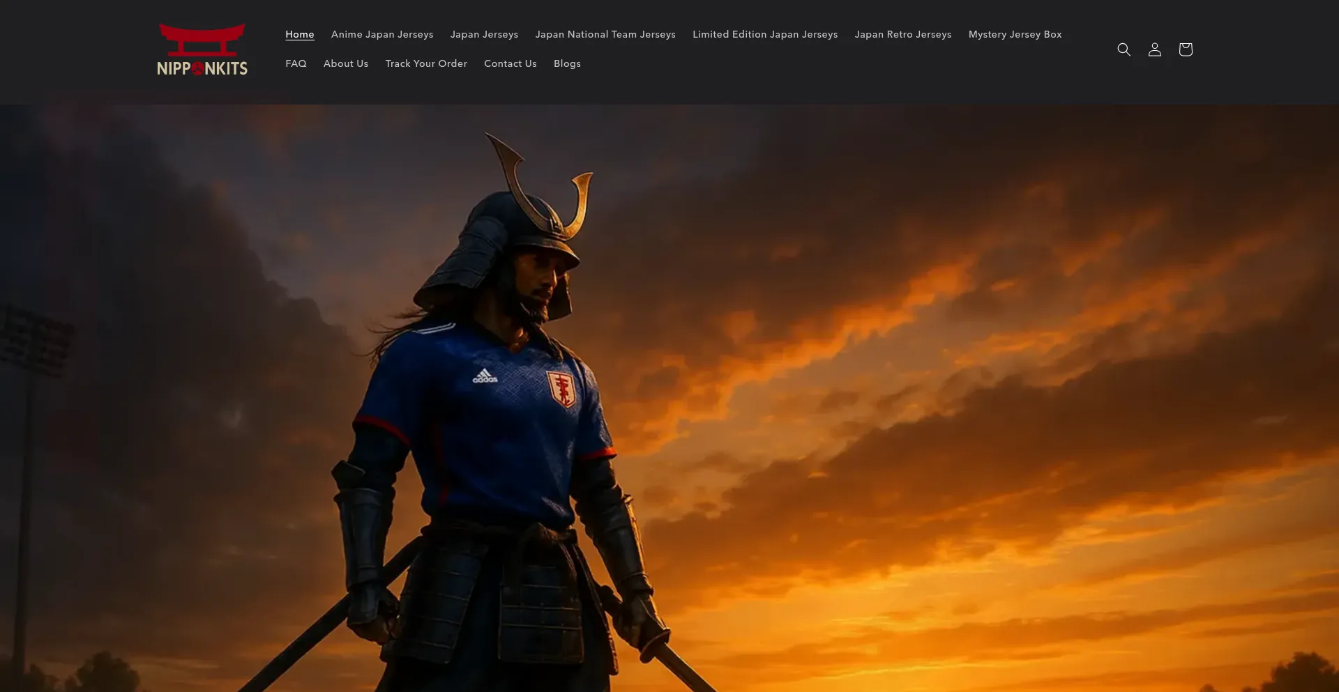 Website screenshot of Nipponkits.com